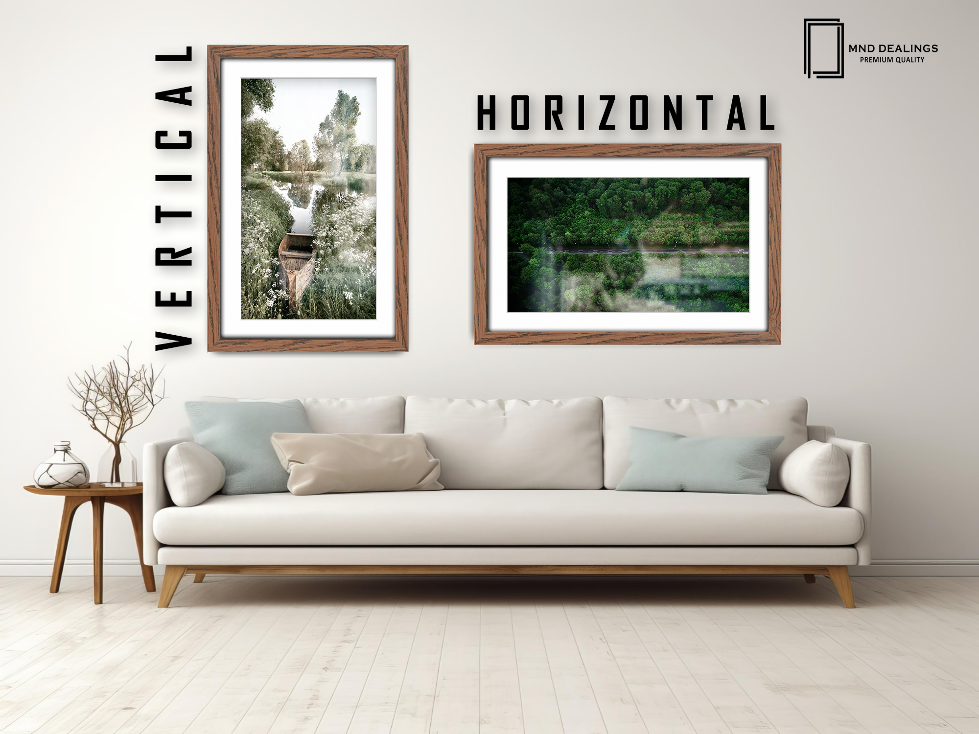 36 x 24 Inch / (91.44 x 60.96 cm ) with 76.20 x 50.80 cm White Mount Certificate Frames - MDF