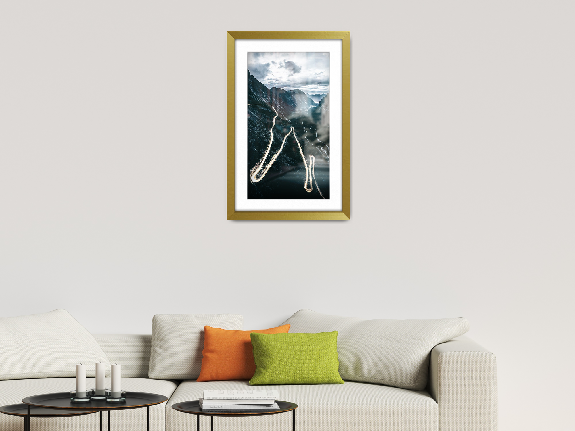 36 x 24 Inch / (91.44 x 60.96 cm ) with 76.20 x 50.80 cm White Mount Certificate Frames - MDF