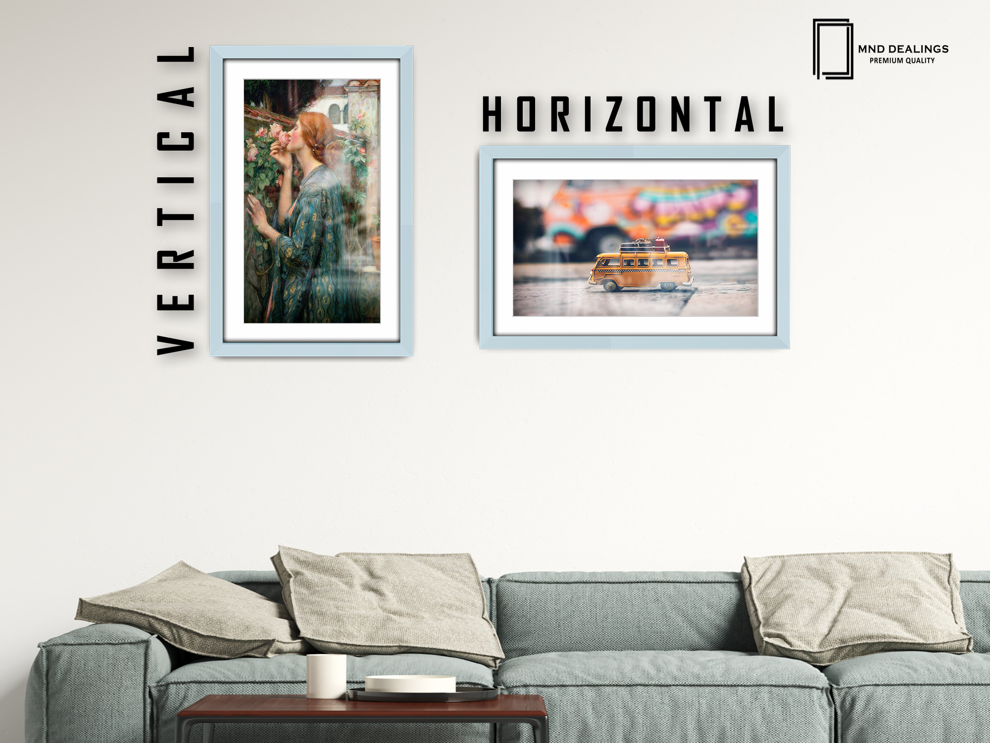 36 x 24 Inch / (91.44 x 60.96 cm ) with 76.20 x 50.80 cm White Mount Certificate Frames - MDF