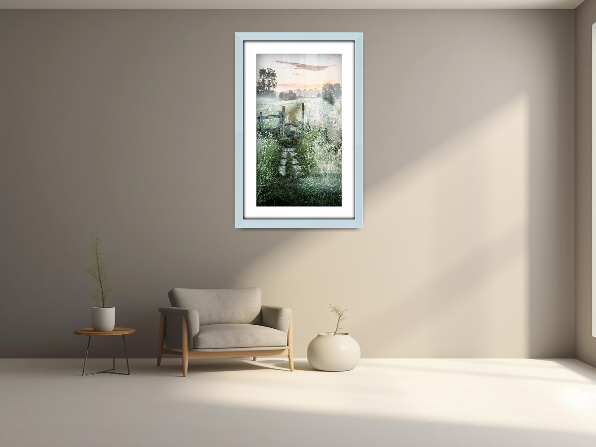 36 x 24 Inch / (91.44 x 60.96 cm ) with 76.20 x 50.80 cm White Mount Certificate Frames - MDF