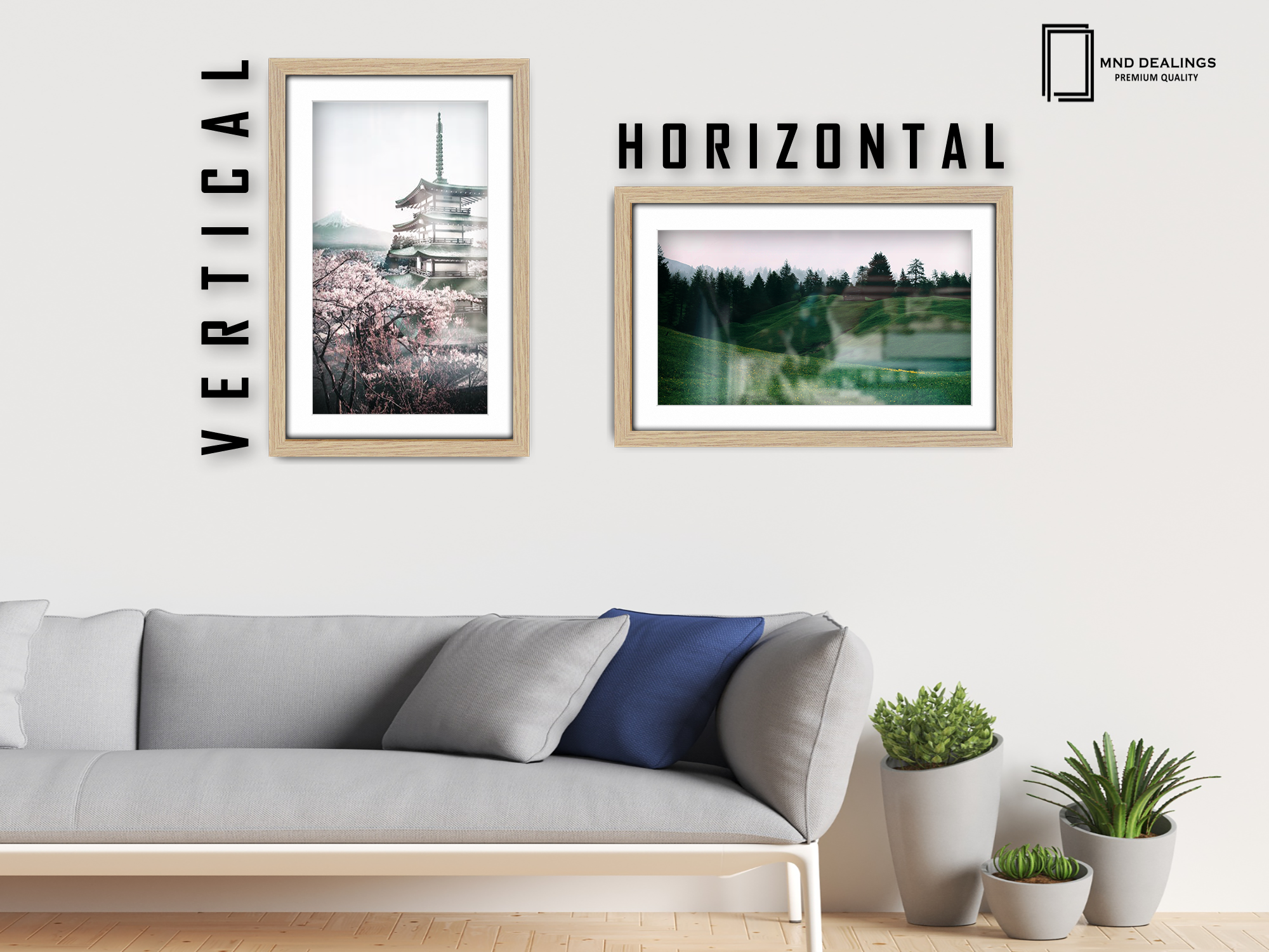 36 x 24 Inch / (91.44 x 60.96 cm ) with 76.20 x 50.80 cm White Mount Certificate Frames - MDF