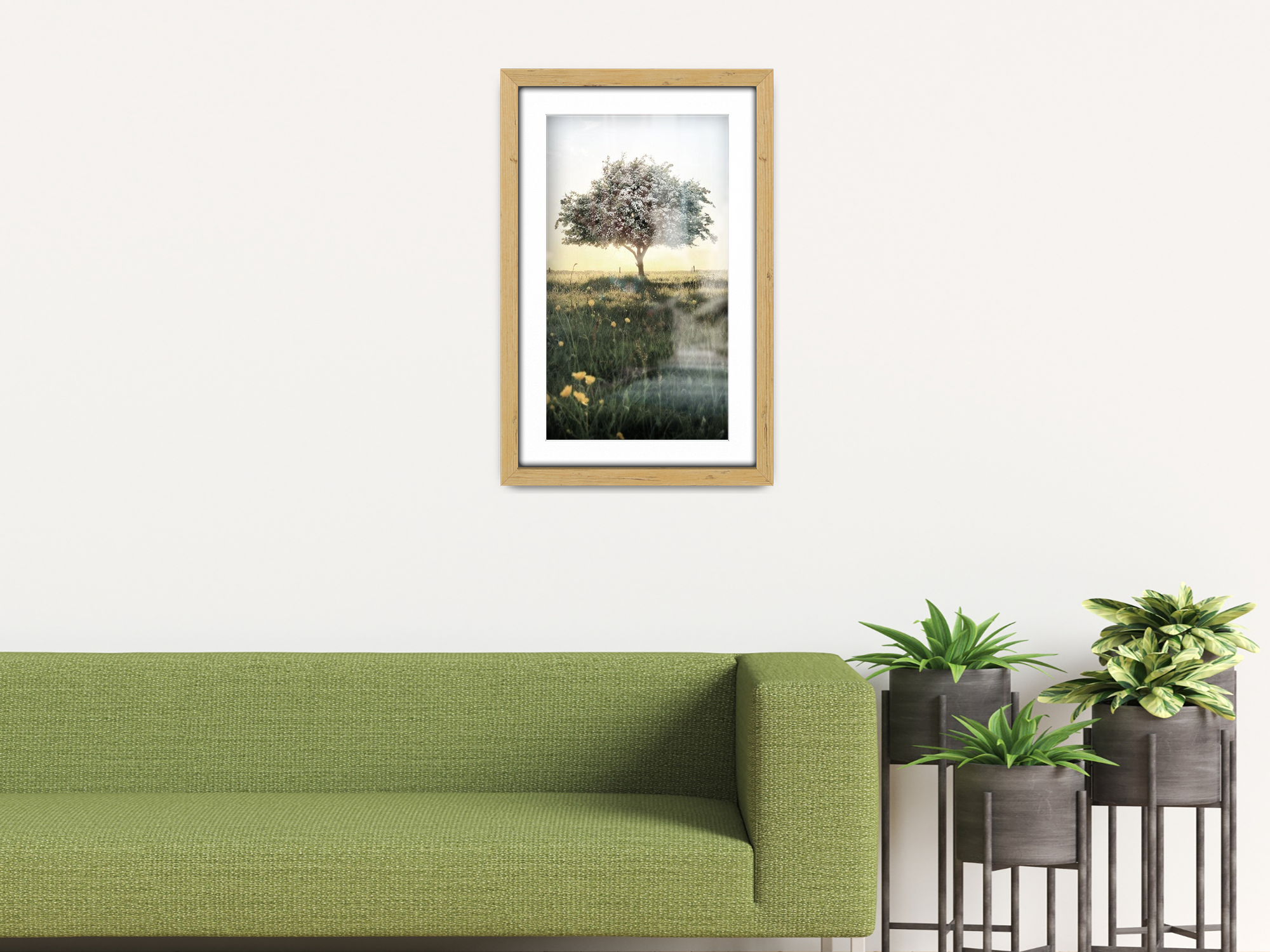 36 x 24 Inch / (91.44 x 60.96 cm ) with 76.20 x 50.80 cm White Mount Certificate Frames - MDF