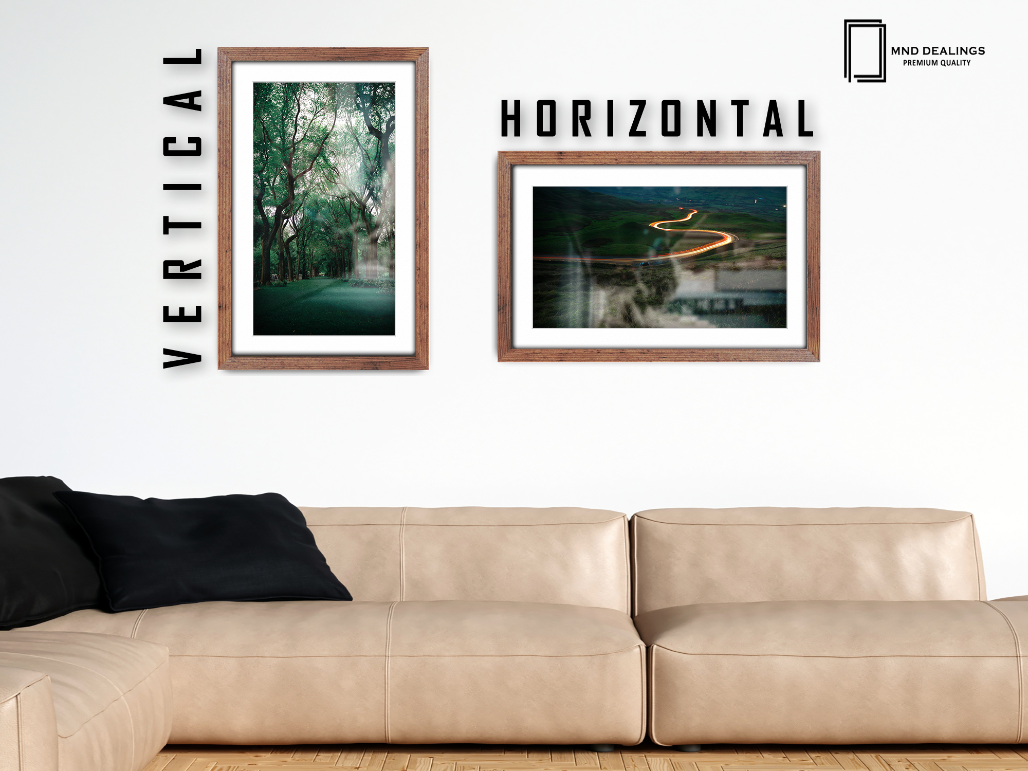 36 x 24 Inch / (91.44 x 60.96 cm ) with 76.20 x 50.80 cm White Mount Certificate Frames - MDF