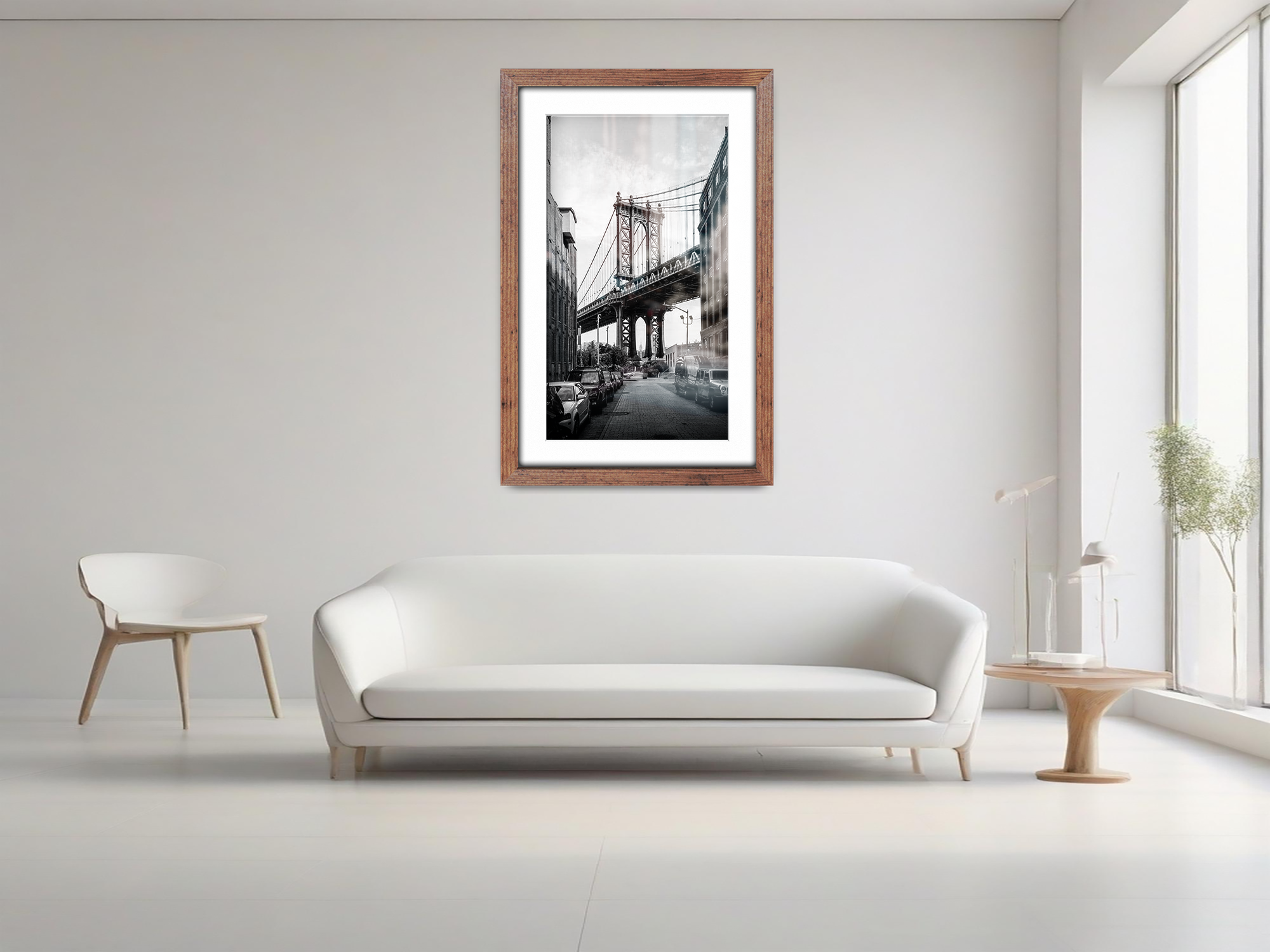 36 x 24 Inch / (91.44 x 60.96 cm ) with 76.20 x 50.80 cm White Mount Certificate Frames - MDF