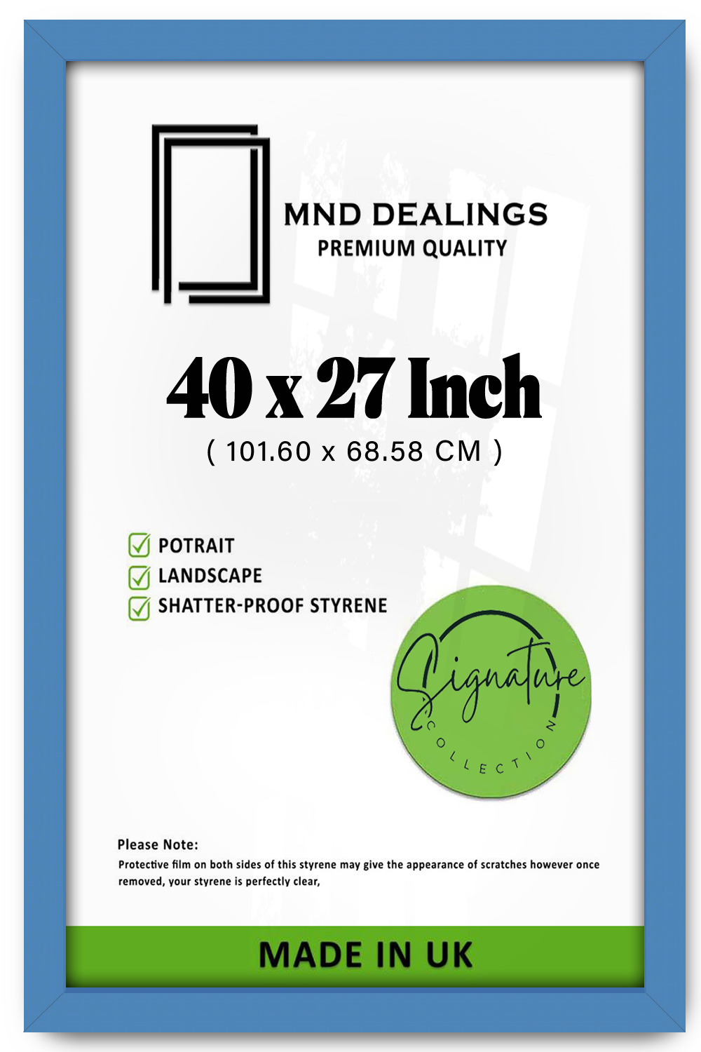 40 x 27 Inch / ( 101.60 x 68.58 CM ) Photo Frames - MDF