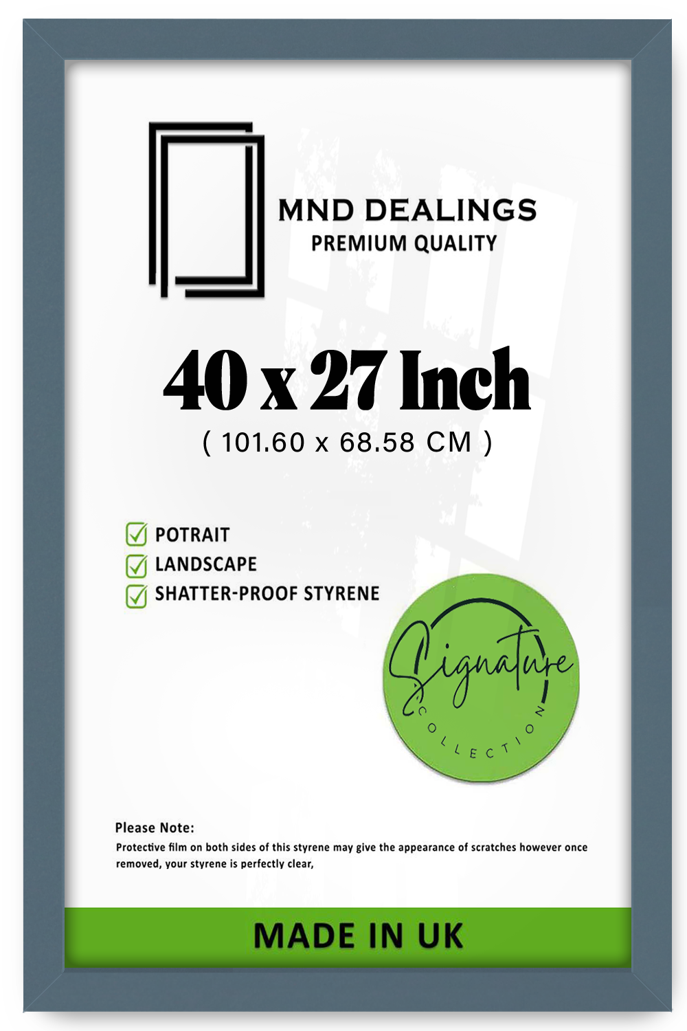 40 x 27 Inch / ( 101.60 x 68.58 CM ) Photo Frames - MDF