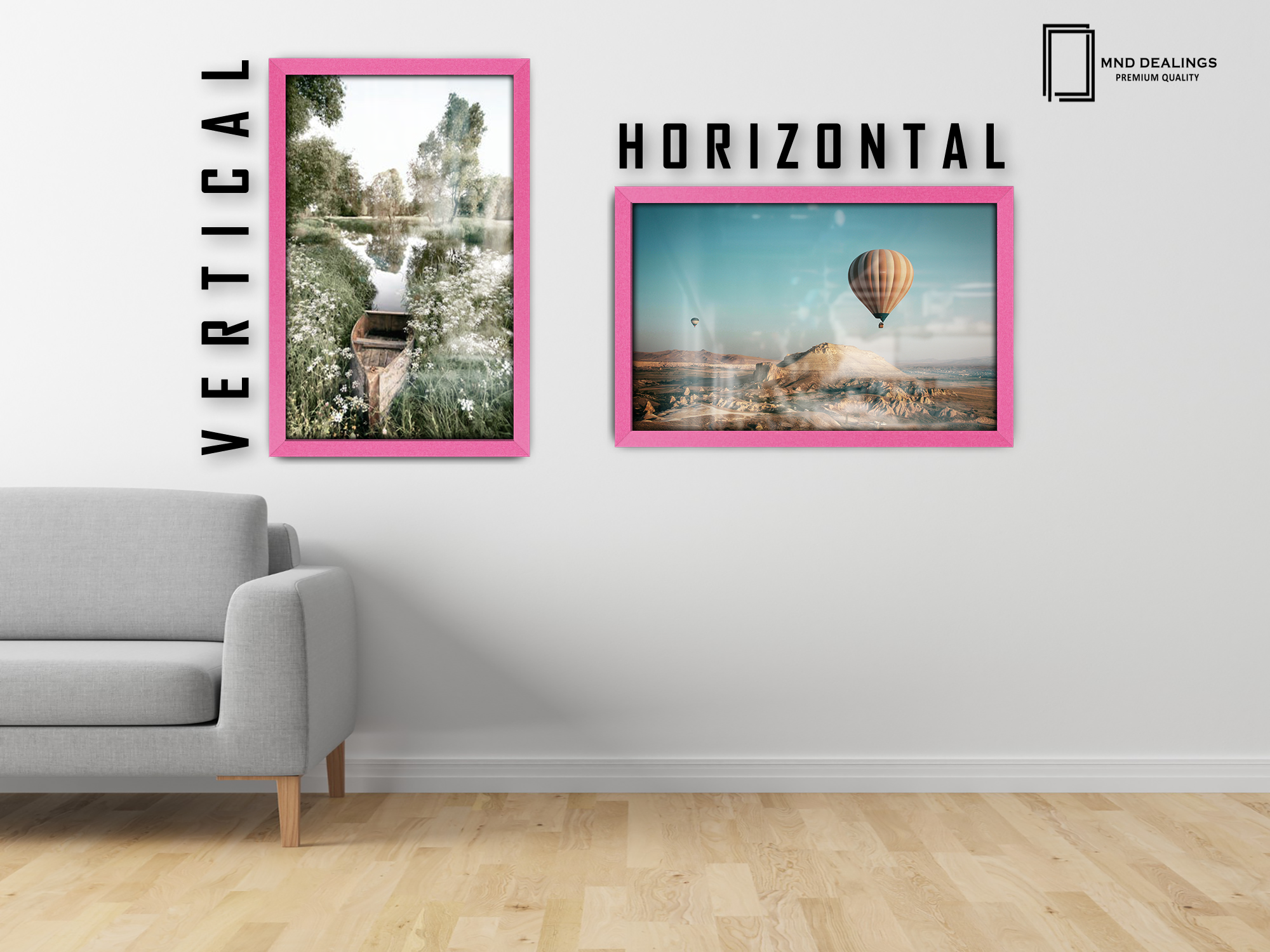 40 x 27 Inch / ( 101.60 x 68.58 CM ) Photo Frames - MDF
