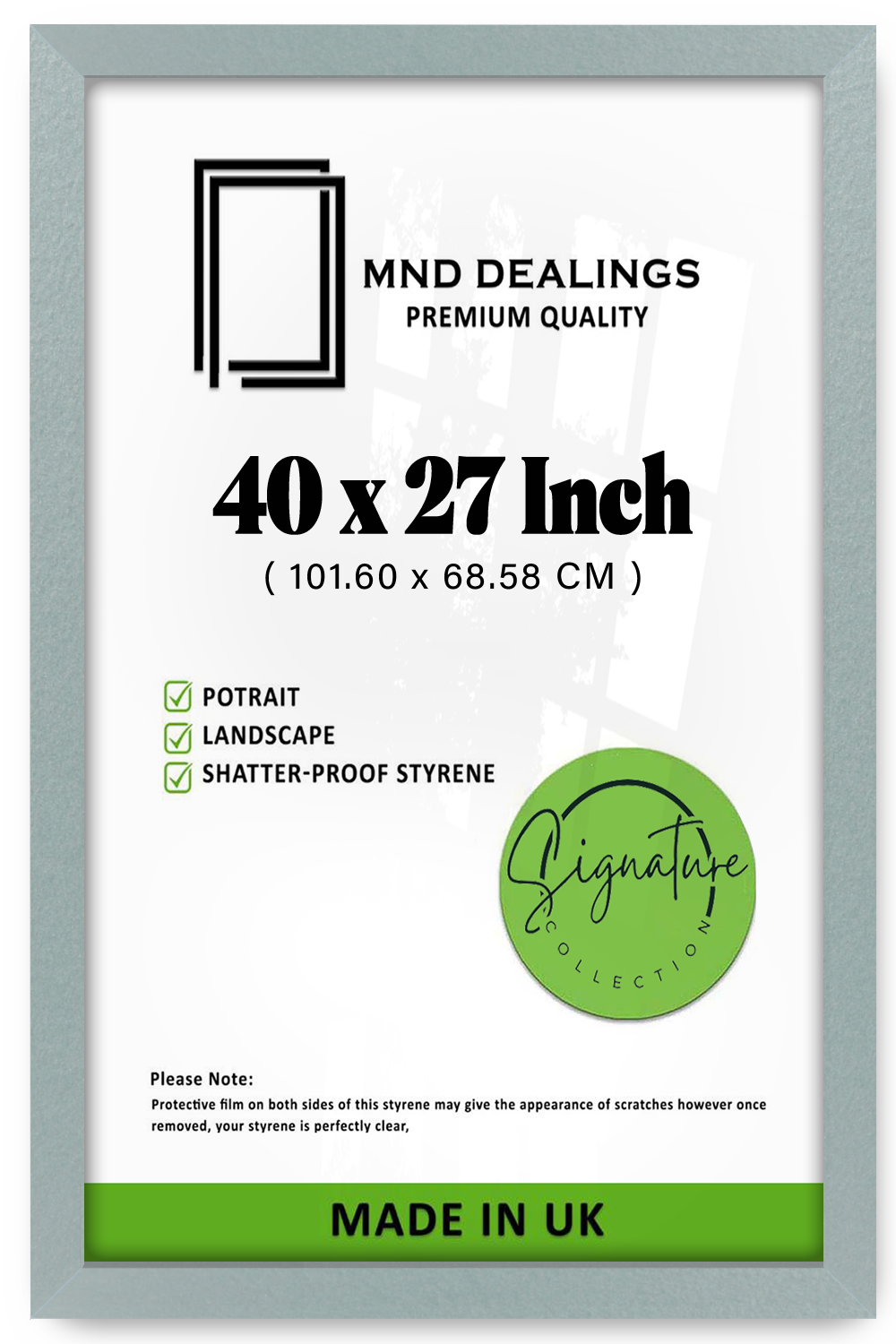 40 x 27 Inch / ( 101.60 x 68.58 CM ) Photo Frames - MDF