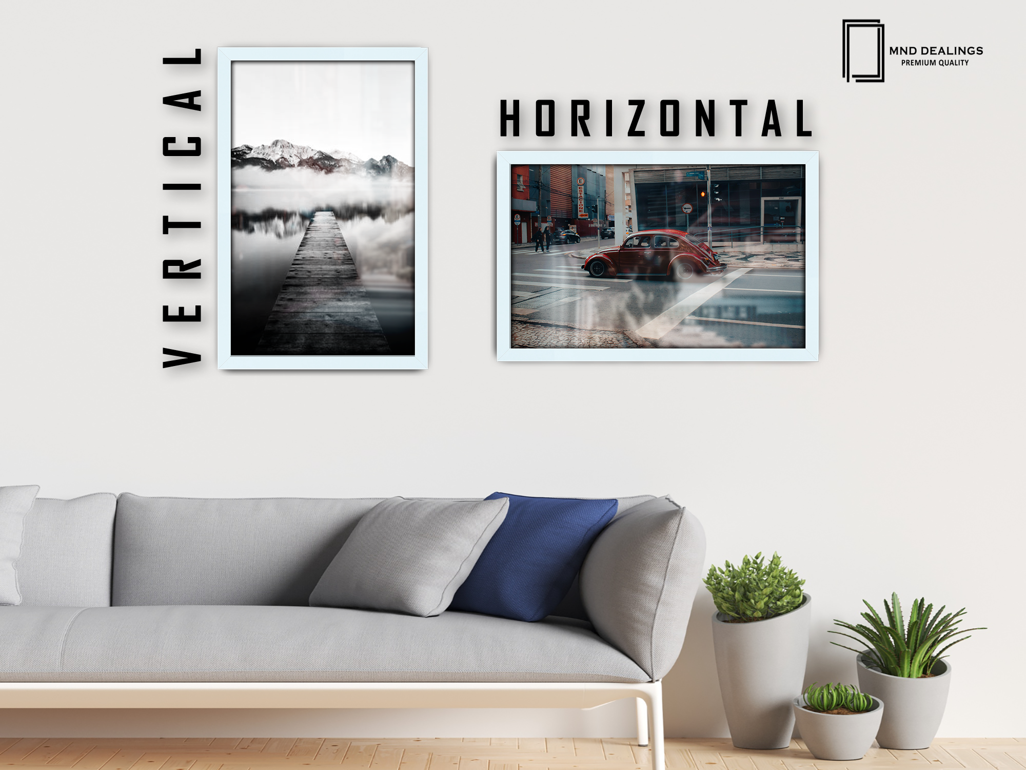 40 x 27 Inch / ( 101.60 x 68.58 CM ) Photo Frames - MDF