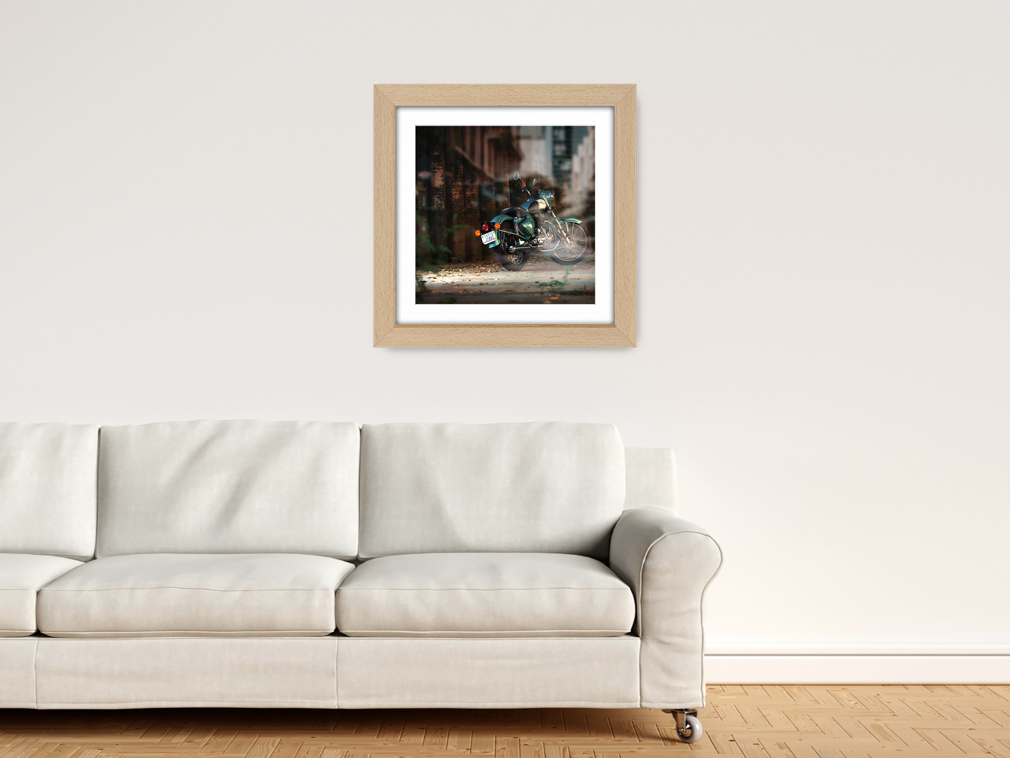 ( 40 x 40 Cm ) / 16 x 16 Inch with 30 x 30 Cm White Mount Poster Frames - MDF
