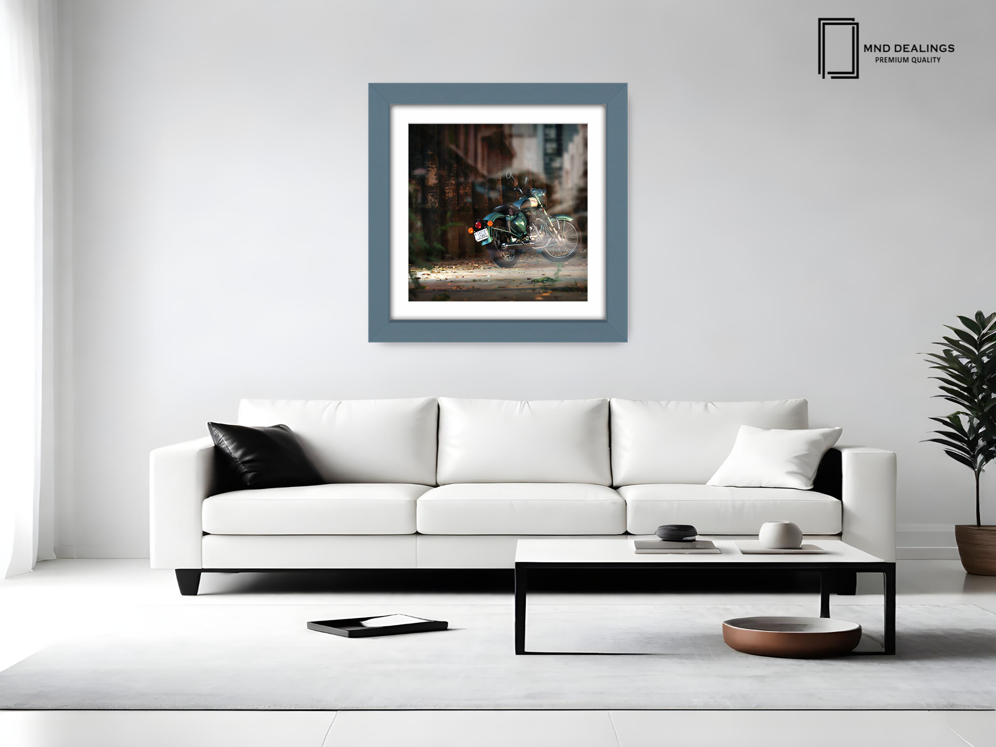 ( 40 x 40 Cm ) / 16 x 16 Inch with 30 x 30 Cm White Mount Poster Frames - MDF