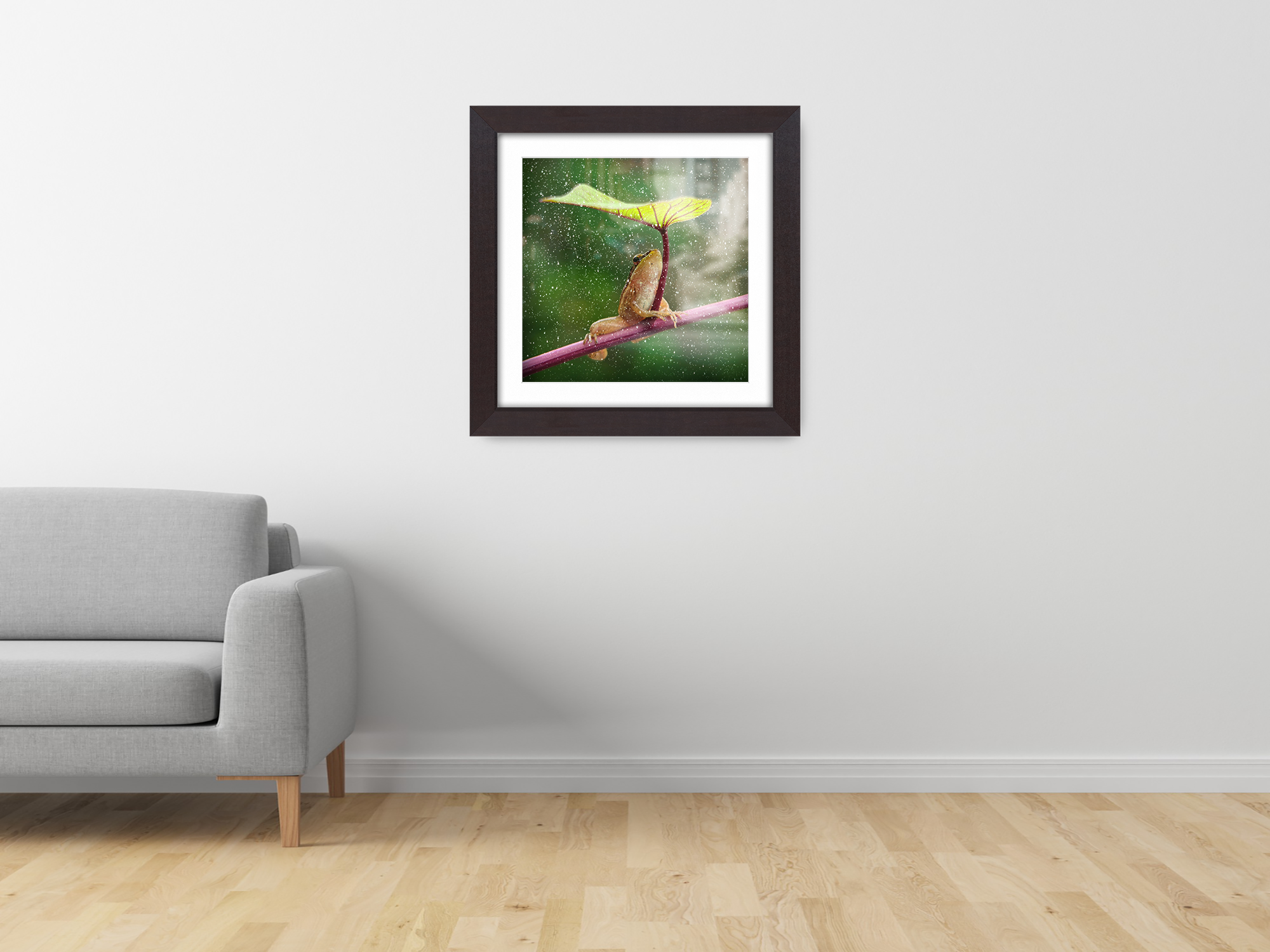 ( 40 x 40 Cm ) / 16 x 16 Inch with 30 x 30 Cm White Mount Poster Frames - MDF