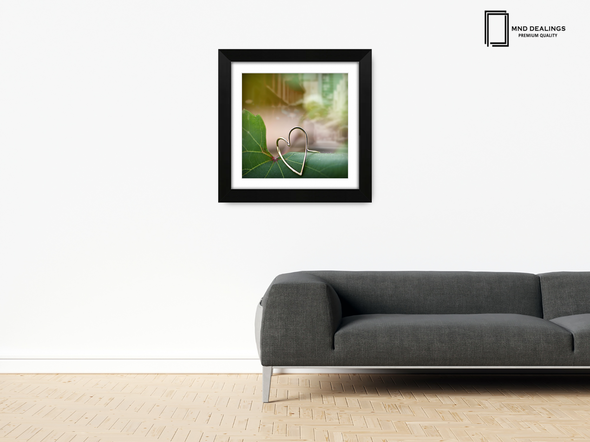 ( 40 x 40 Cm ) / 16 x 16 Inch with 30 x 30 Cm White Mount Poster Frames - MDF