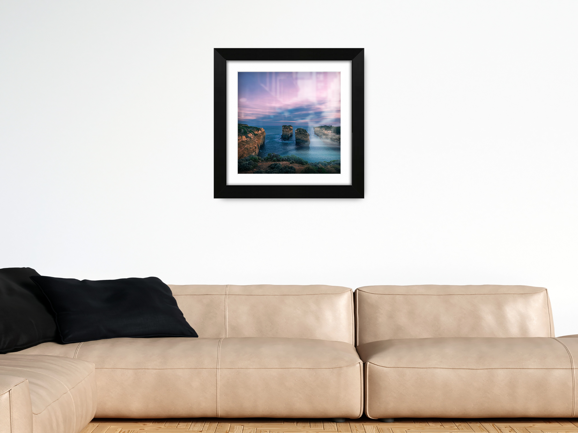 ( 40 x 40 Cm ) / 16 x 16 Inch with 30 x 30 Cm White Mount Poster Frames - MDF