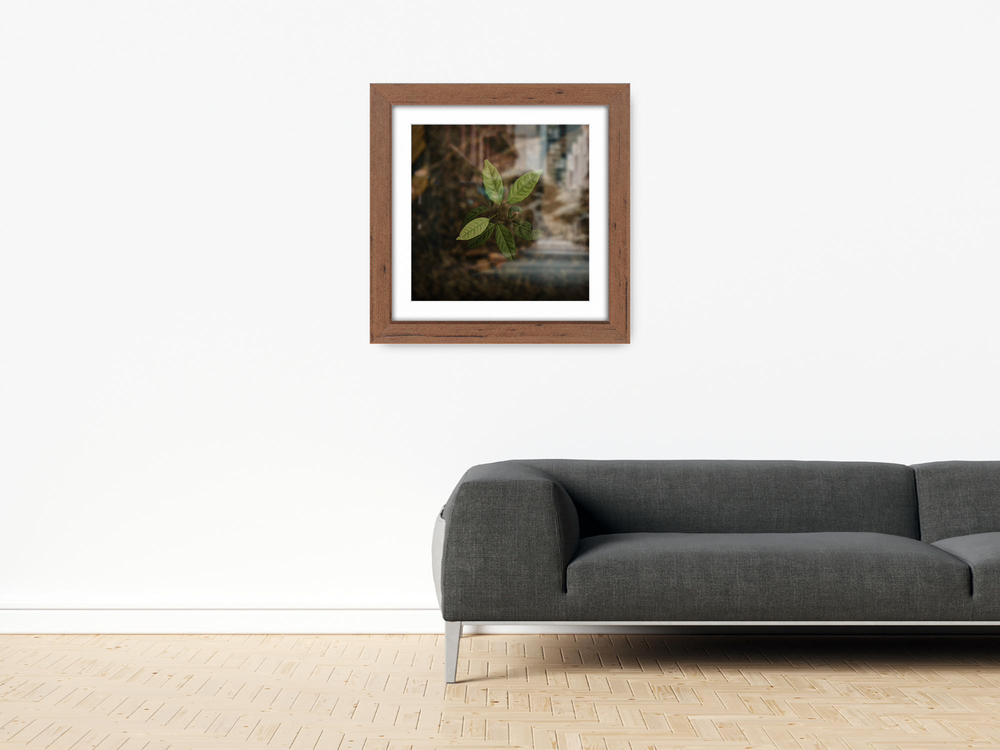 ( 40 x 40 Cm ) / 16 x 16 Inch with 30 x 30 Cm White Mount Poster Frames - MDF