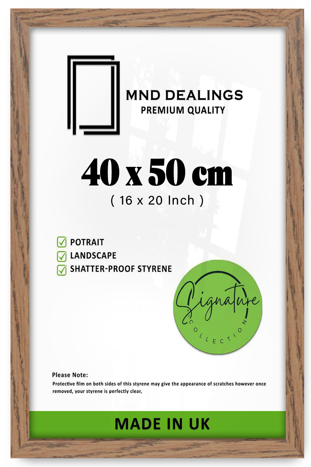 ( 40 x 50 CM ) / 16 x 20 Inch Art Frames - MDF