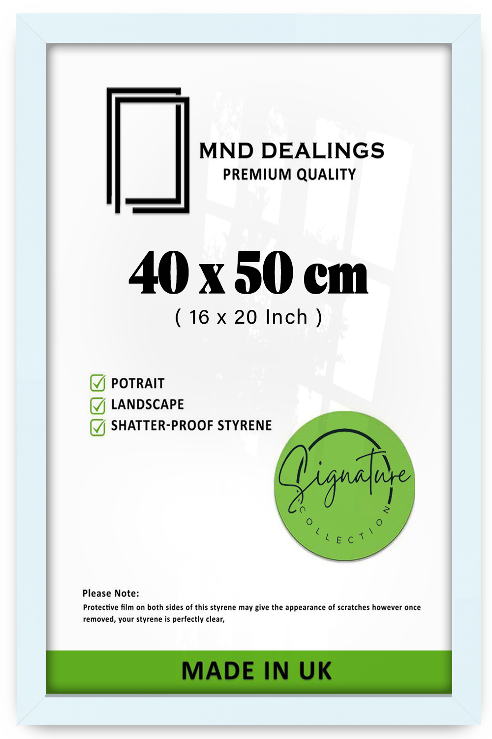 ( 40 x 50 CM ) / 16 x 20 Inch Art Frames - MDF