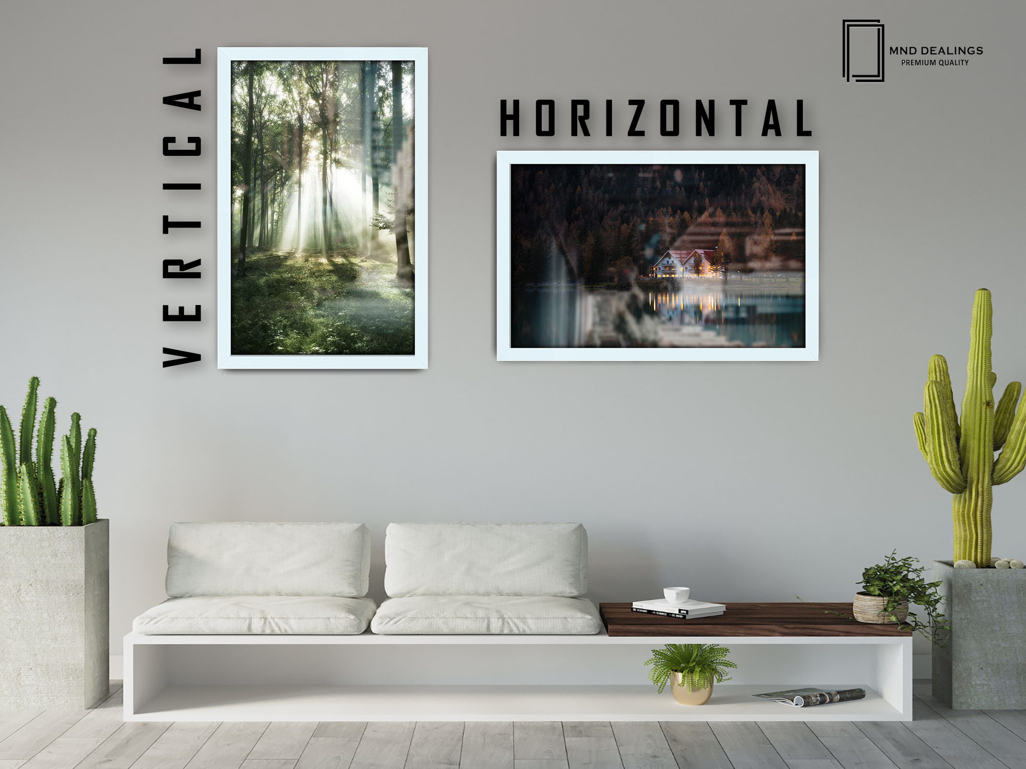 ( 40 x 50 CM ) / 16 x 20 Inch Art Frames - MDF