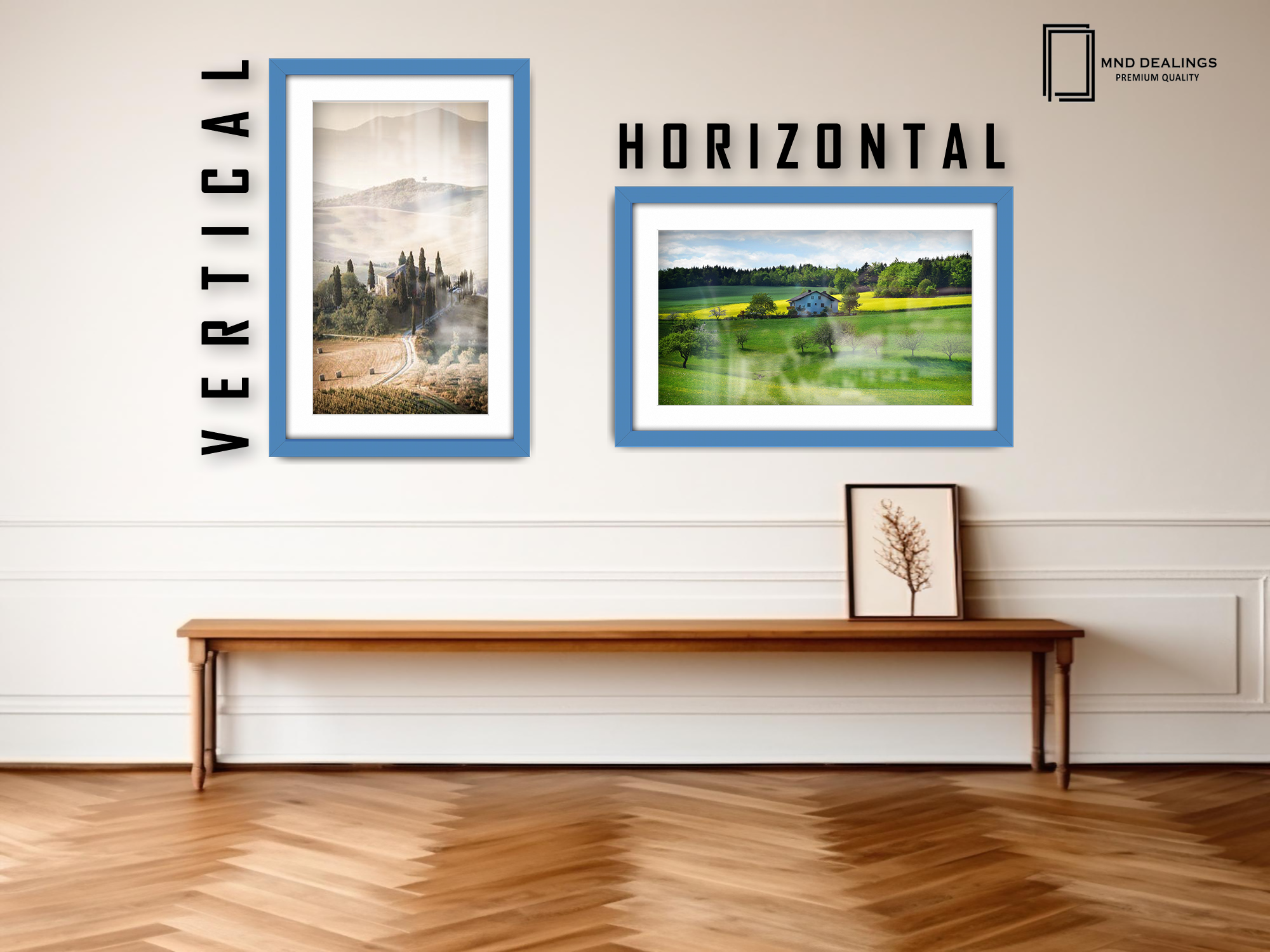 ( 40 x 50 cm ) / 16 x 20 Inch with 40 x 30 cm White Mount Display Frame - MDF