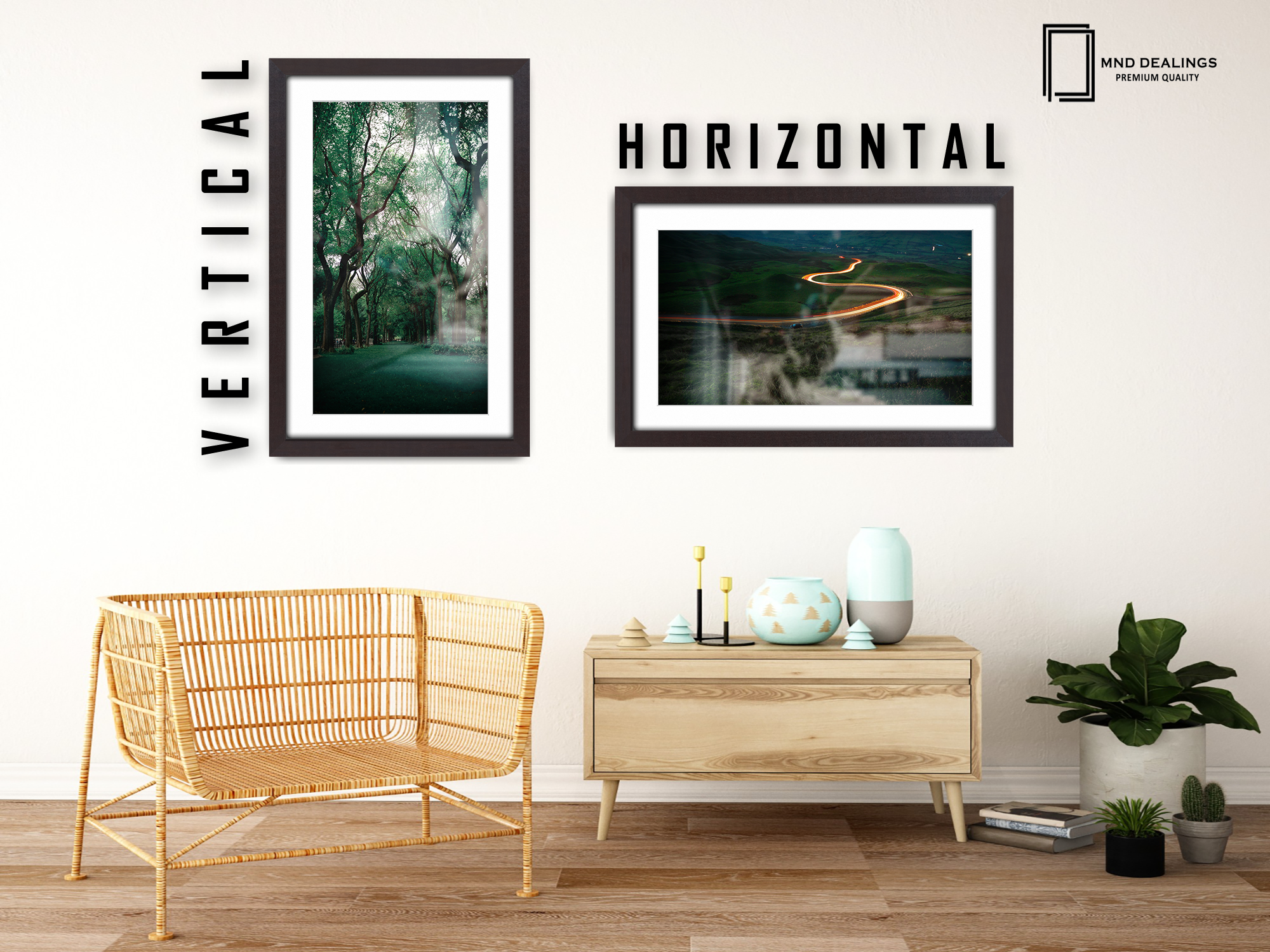 ( 40 x 50 cm ) / 16 x 20 Inch with 40 x 30 cm White Mount Display Frame - MDF