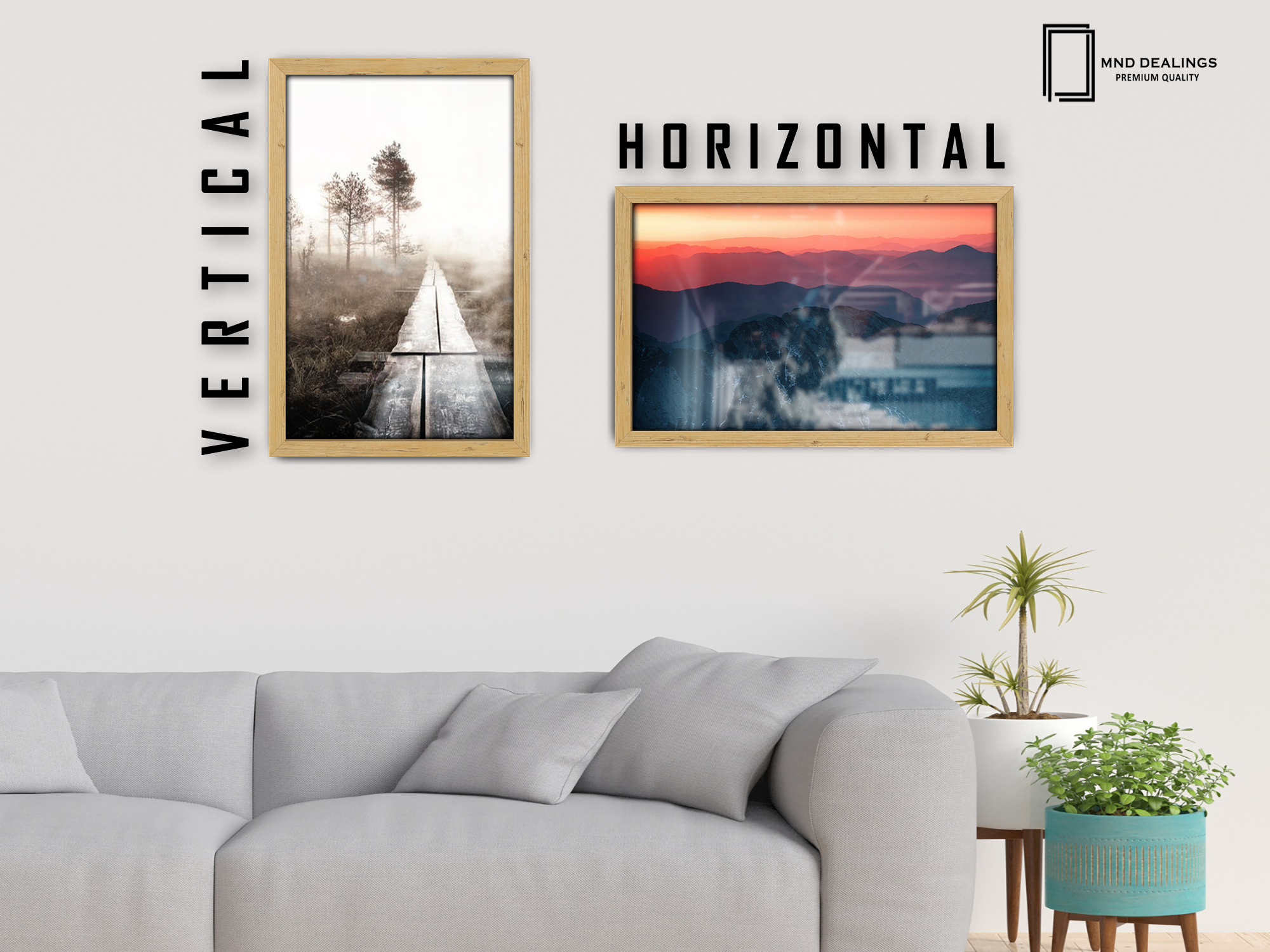 ( 42 x 60 CM ) / 24 x 16.5 Inch Display Frame - MDF