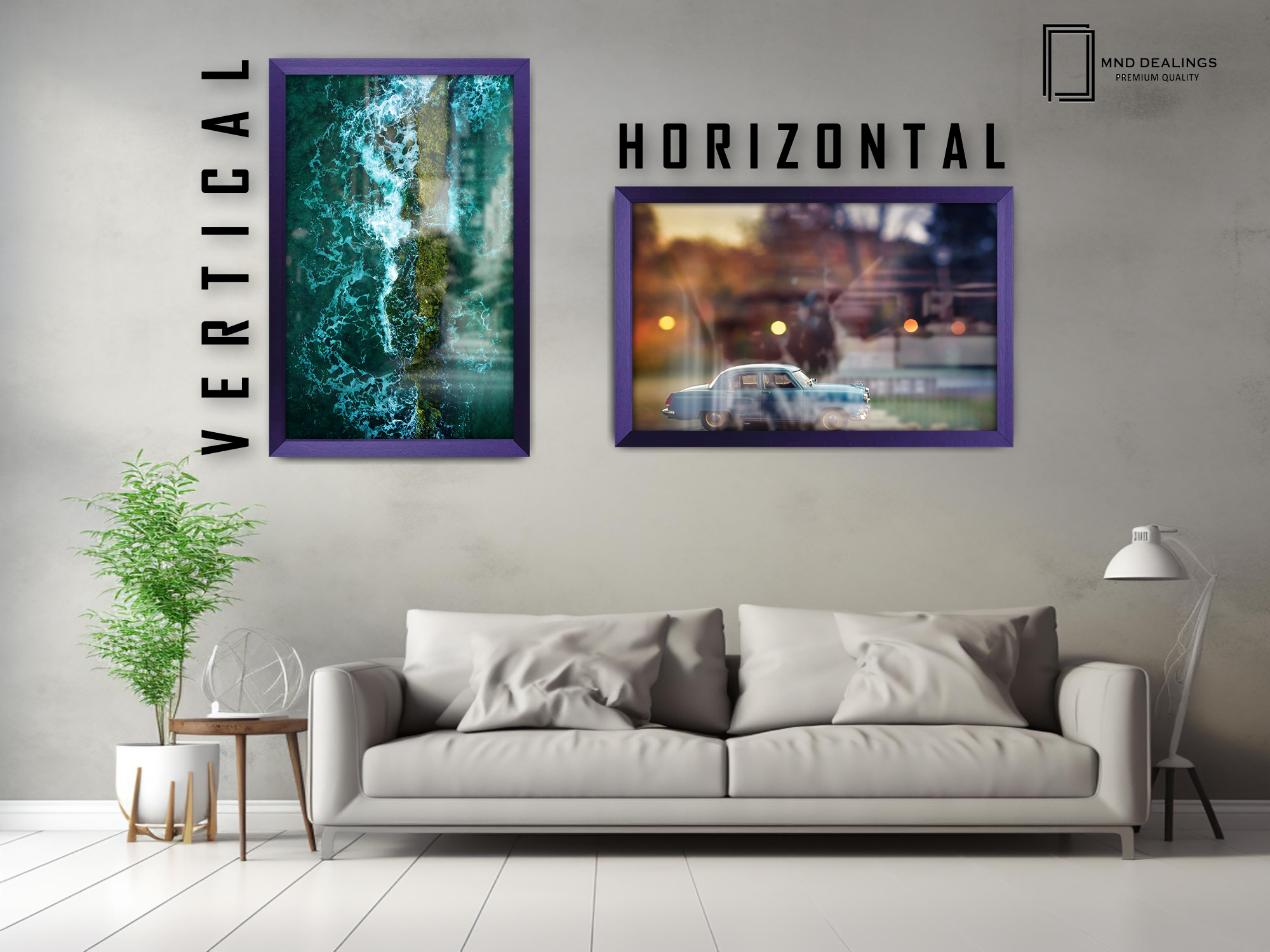 ( 42 x 60 CM ) / 24 x 16.5 Inch Display Frame - MDF