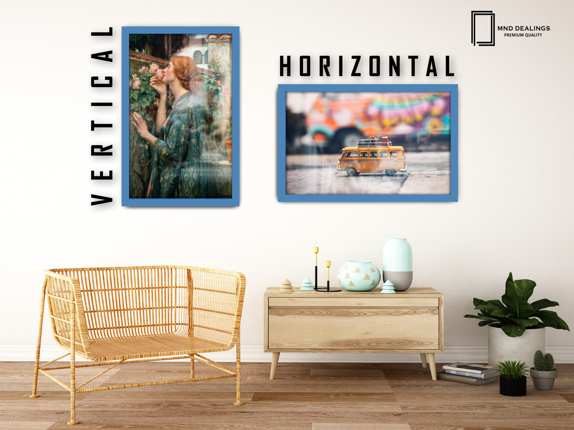 ( 45 x 55 CM ) / 18 x 22 Inch Art Frames - MDF