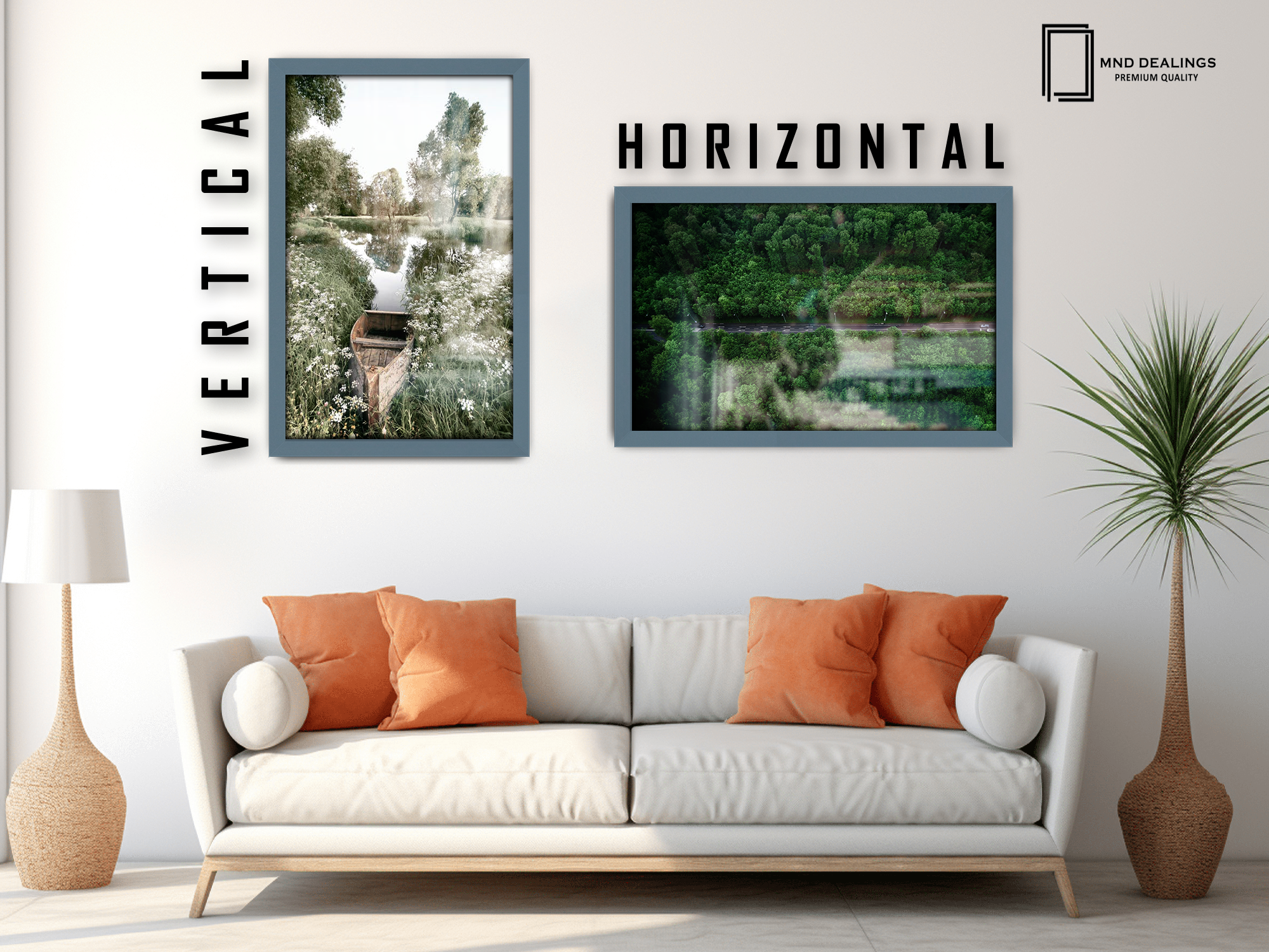 ( 45 x 55 CM ) / 18 x 22 Inch Art Frames - MDF