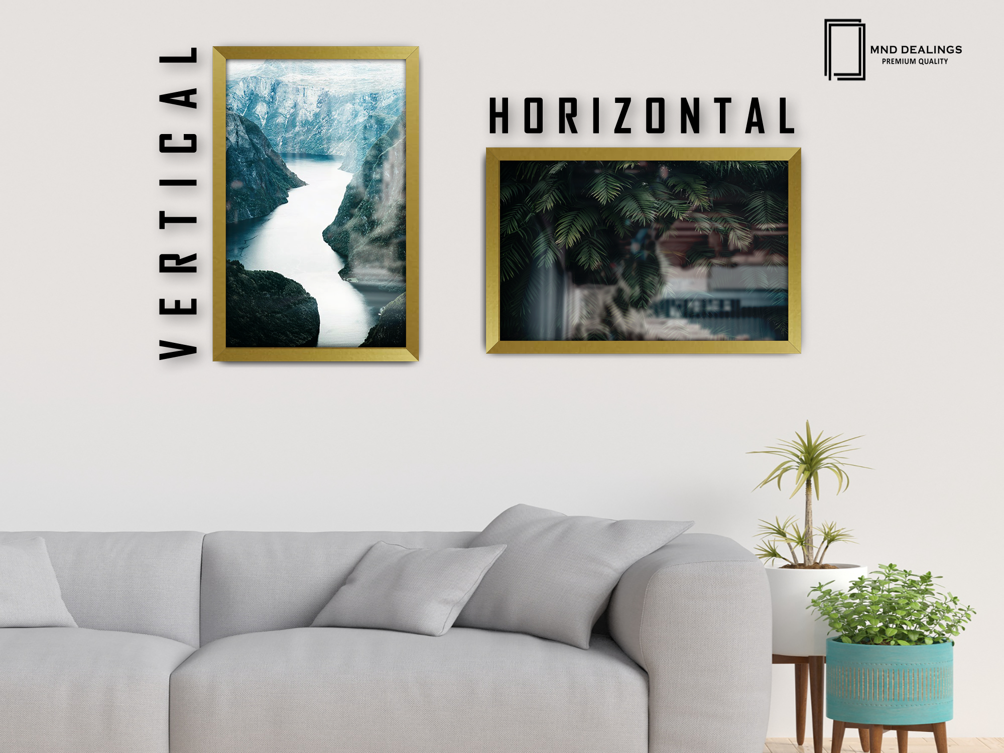 ( 45 x 55 CM ) / 18 x 22 Inch Art Frames - MDF