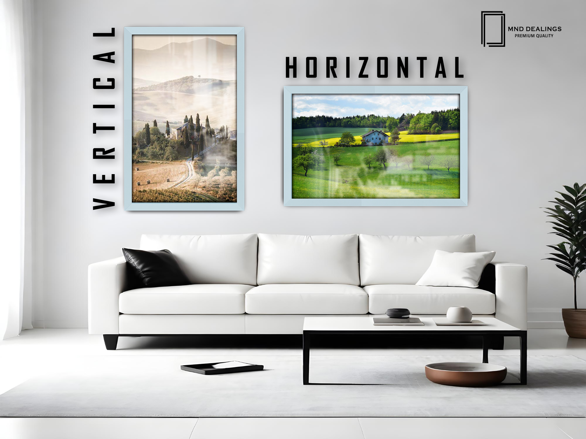( 45 x 55 CM ) / 18 x 22 Inch Art Frames - MDF