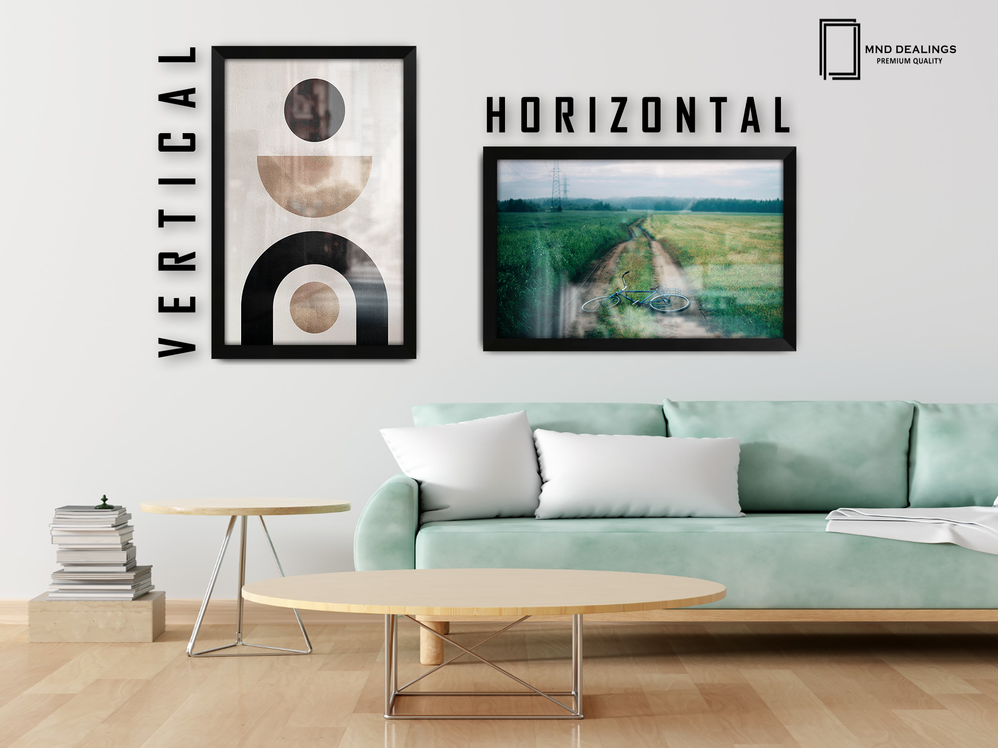 ( 45 x 55 CM ) / 18 x 22 Inch Art Frames - MDF