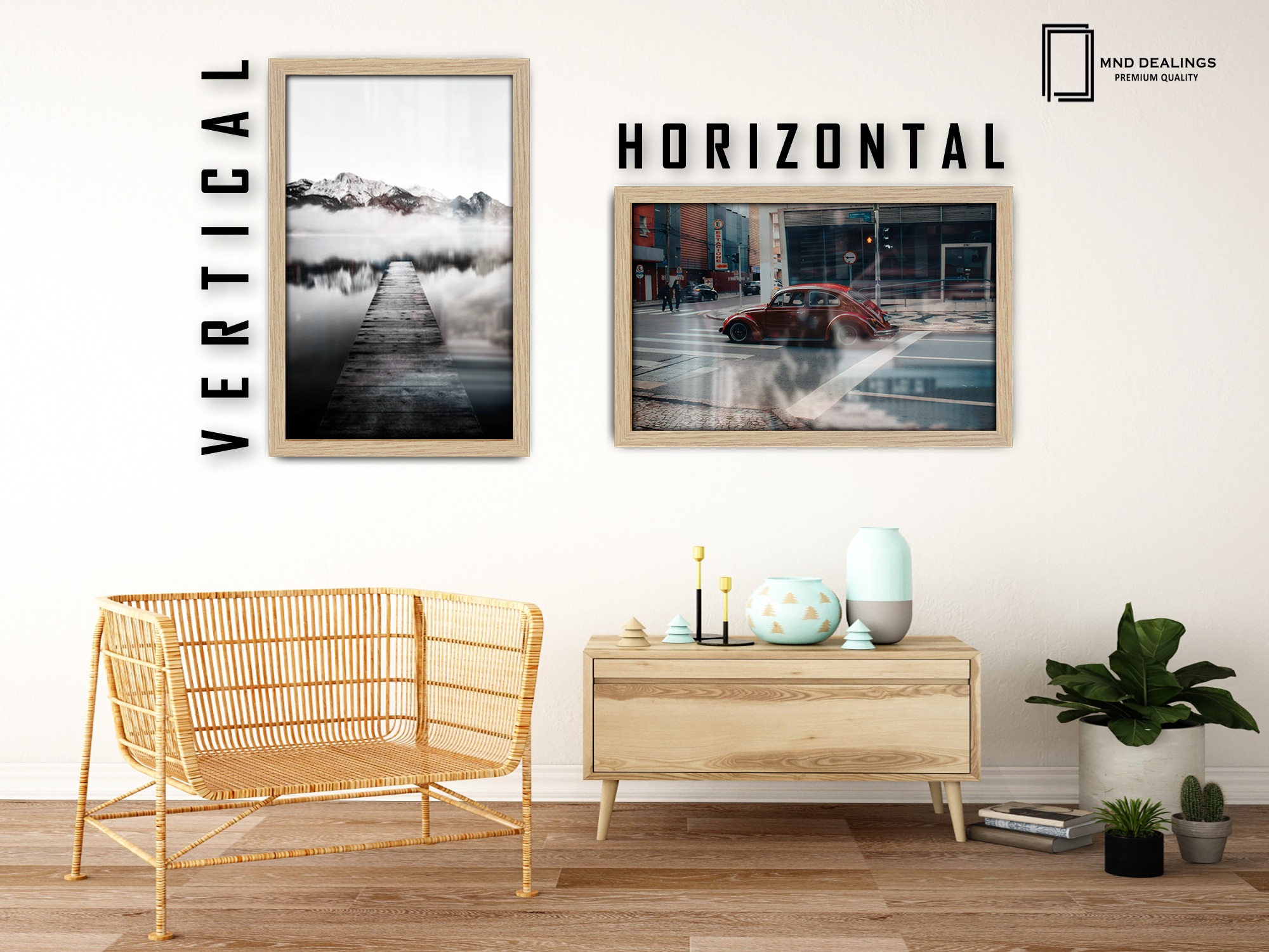 ( 45 x 55 CM ) / 18 x 22 Inch Art Frames - MDF