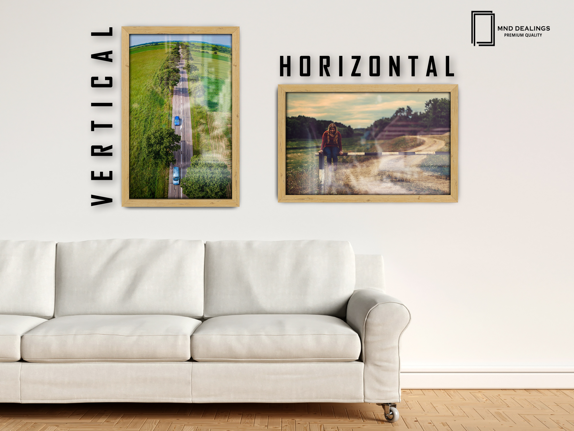 ( 45 x 55 CM ) / 18 x 22 Inch Art Frames - MDF