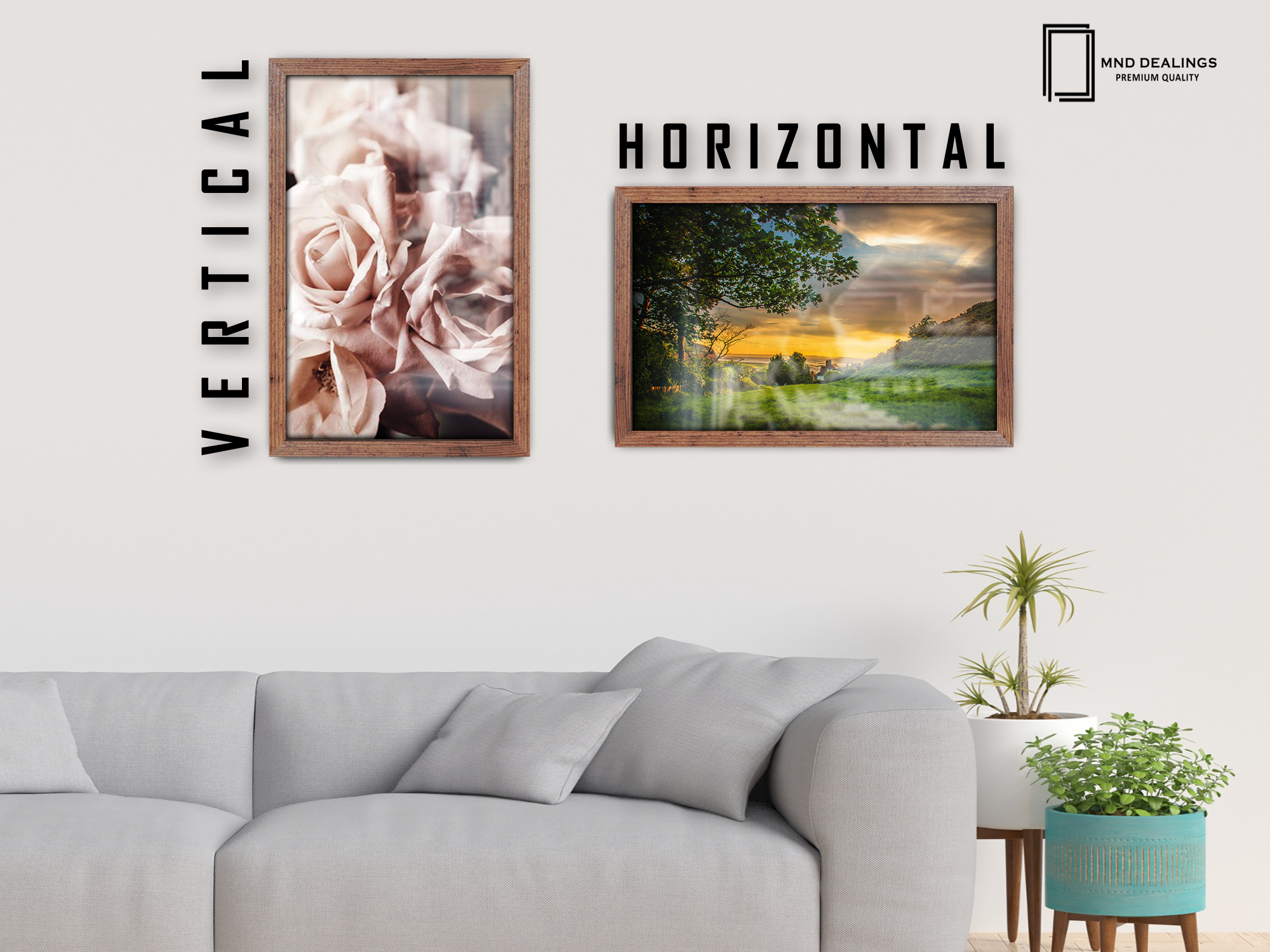 ( 45 x 55 CM ) / 18 x 22 Inch Art Frames - MDF