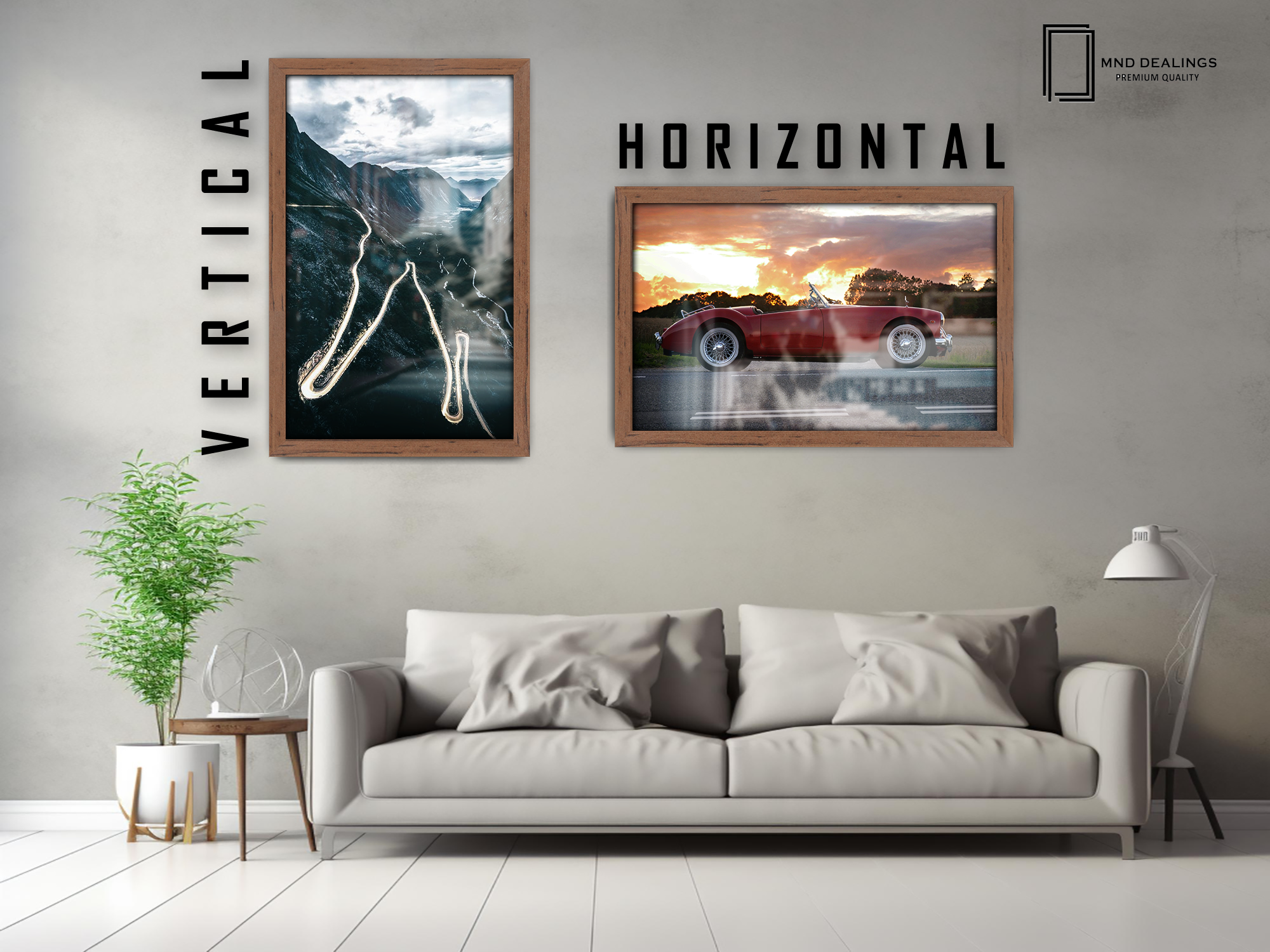 ( 45 x 55 CM ) / 18 x 22 Inch Art Frames - MDF