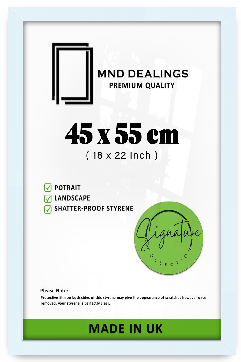 ( 45 x 55 CM ) / 18 x 22 Inch Art Frames - MDF