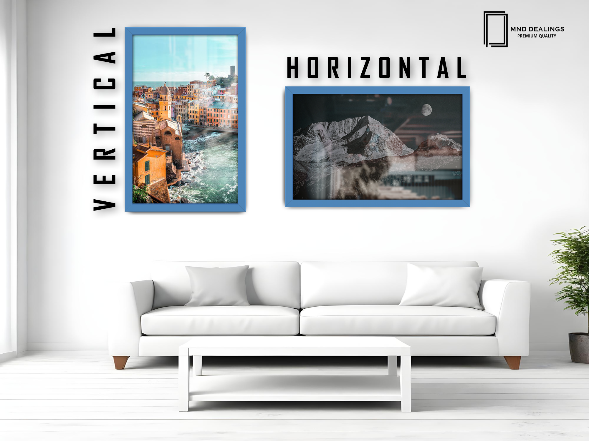 ( 45 x 60 CM ) / 24 x 18 Inch Picture Frames - MDF