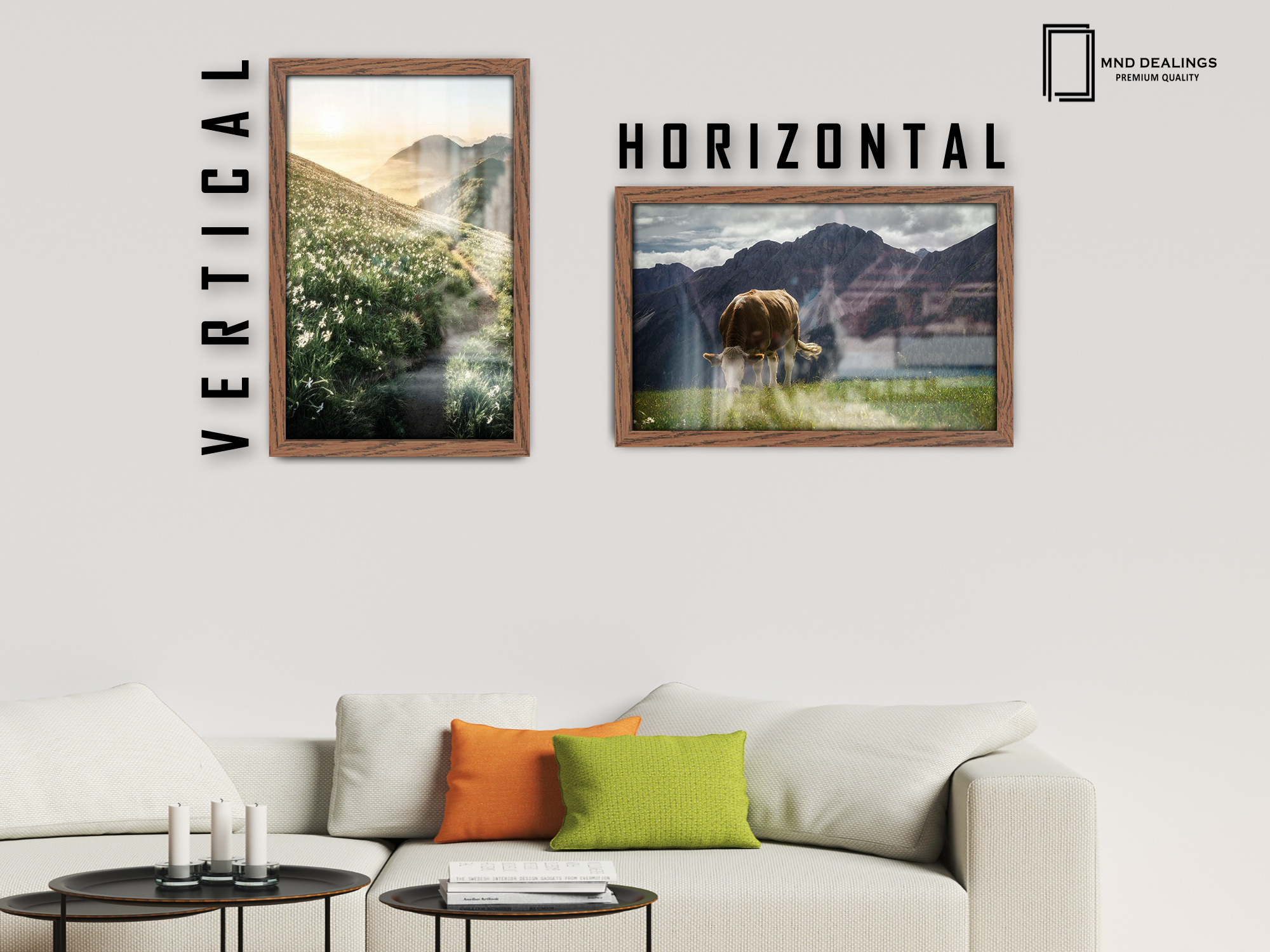 ( 45 x 60 CM ) / 24 x 18 Inch Picture Frames - MDF