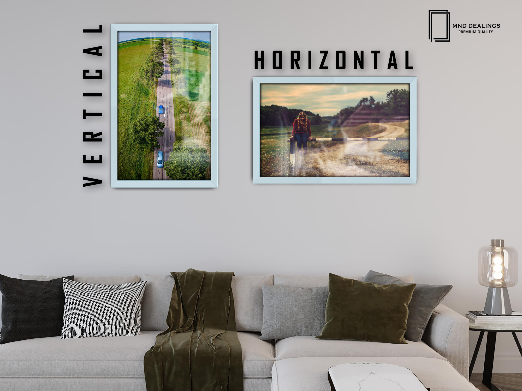( 45 x 60 CM ) / 24 x 18 Inch Picture Frames - MDF