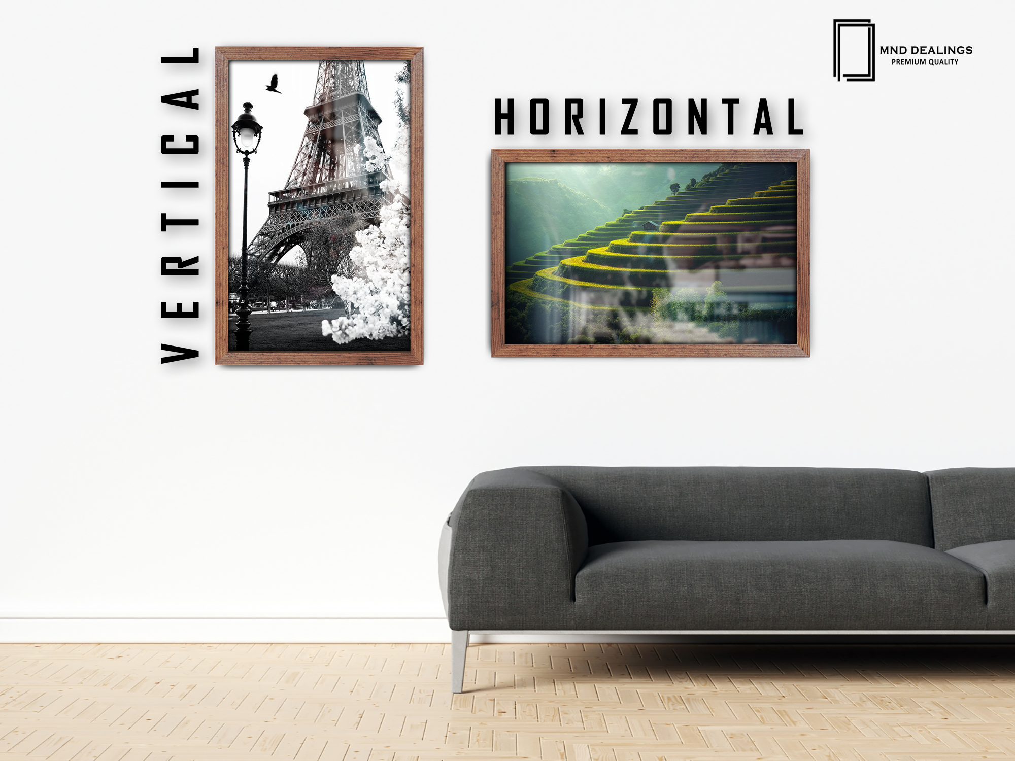 ( 45 x 60 CM ) / 24 x 18 Inch Picture Frames - MDF
