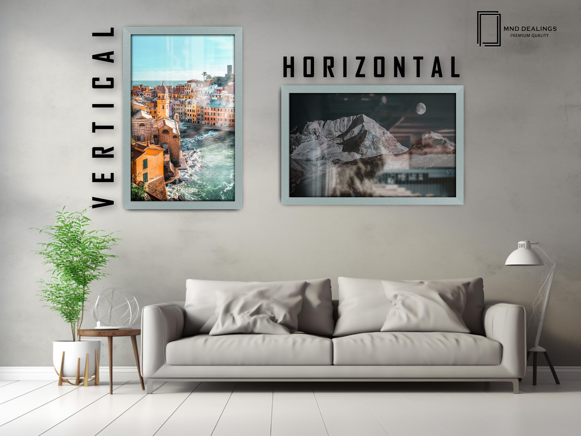 ( 45 x 60 CM ) / 24 x 18 Inch Picture Frames - MDF