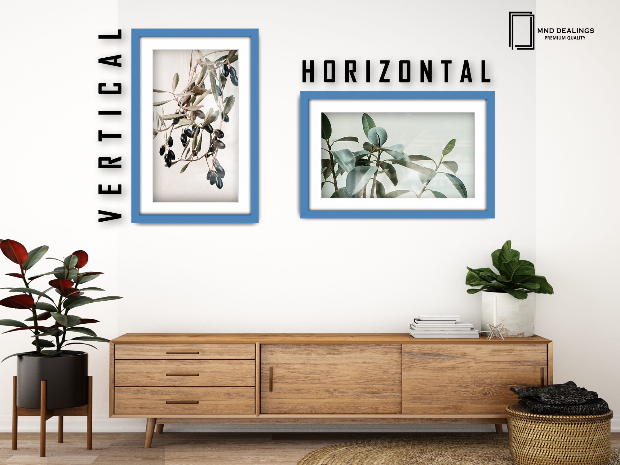 ( 45 x 60 cm ) / 24 x 18 Inch with 45 x 30 cm White Mount Poster Frames - MDF