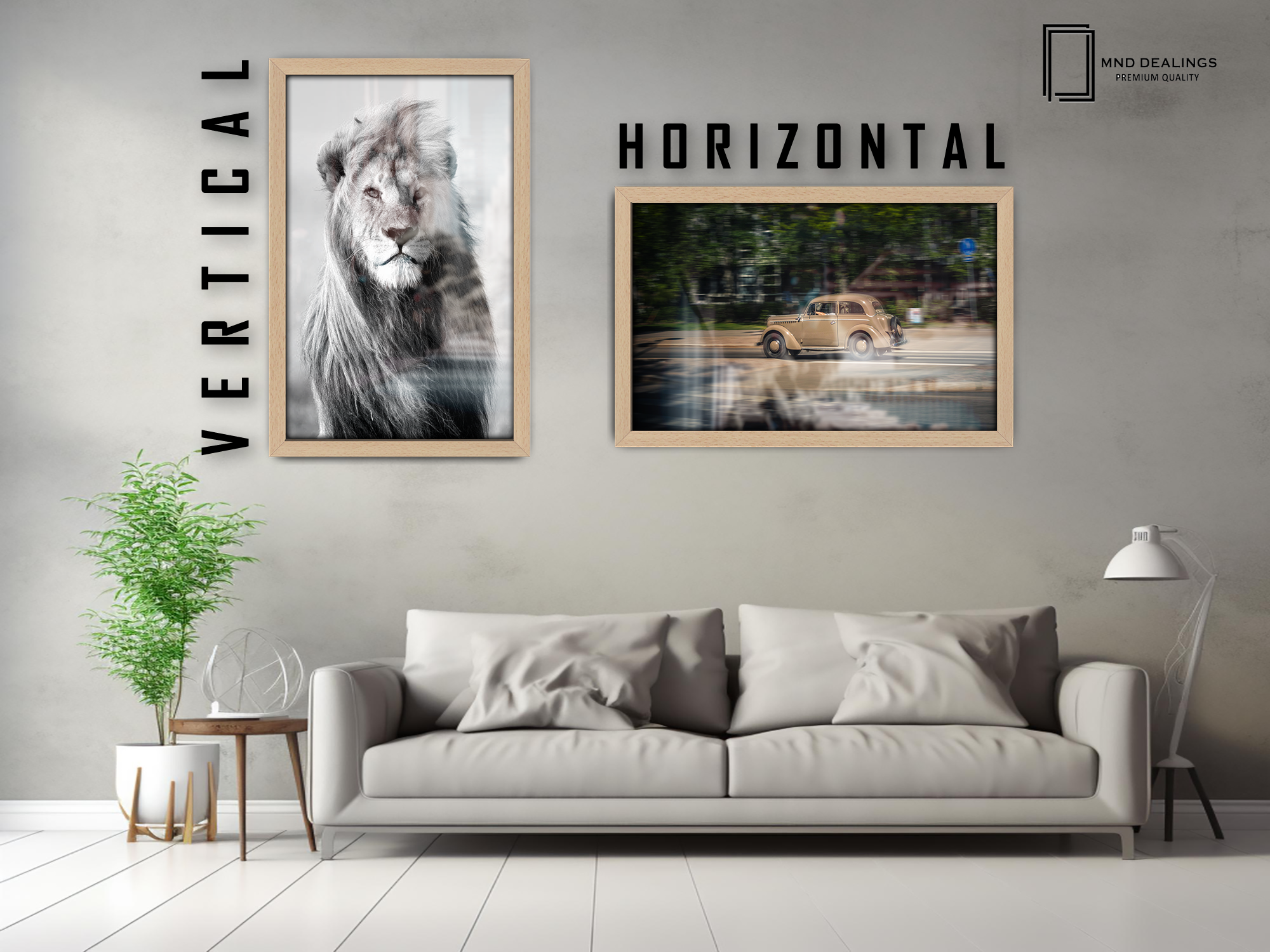 ( 45 x 70 CM ) / 28 x 18 Inch Picture Frames - MDF