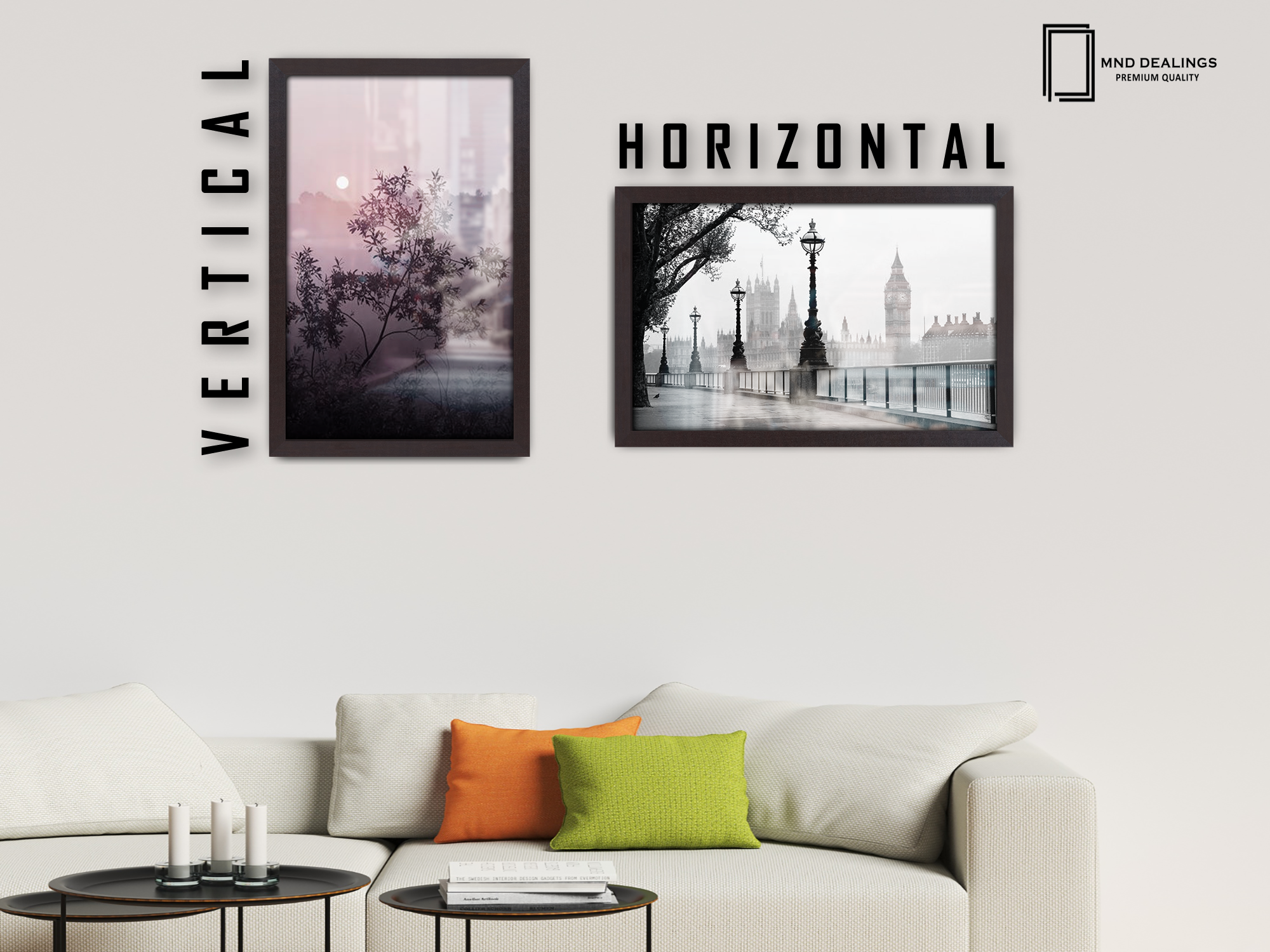( 45 x 70 CM ) / 28 x 18 Inch Picture Frames - MDF