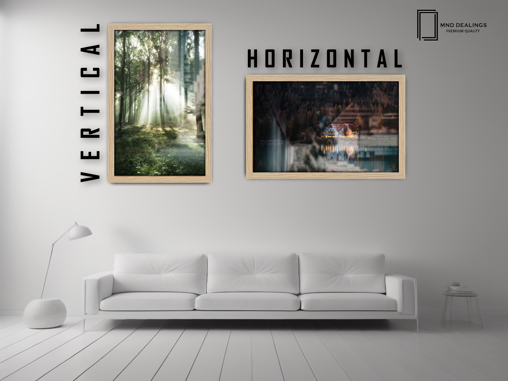 ( 45 x 70 CM ) / 28 x 18 Inch Picture Frames - MDF