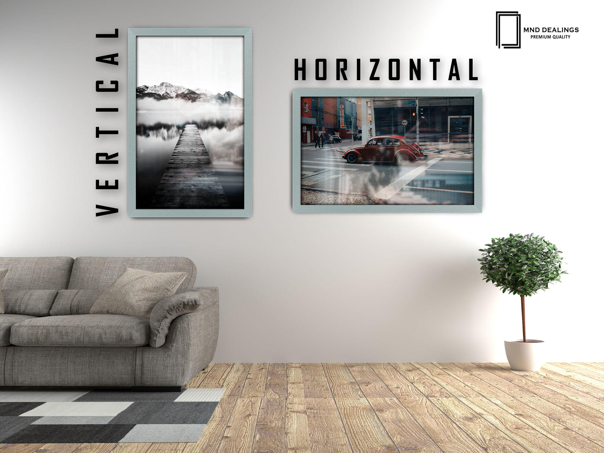 ( 45 x 70 CM ) / 28 x 18 Inch Picture Frames - MDF