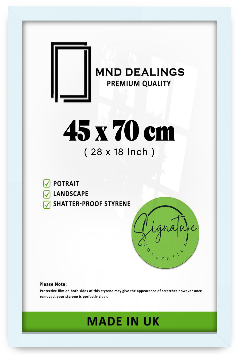 ( 45 x 70 CM ) / 28 x 18 Inch Picture Frames - MDF