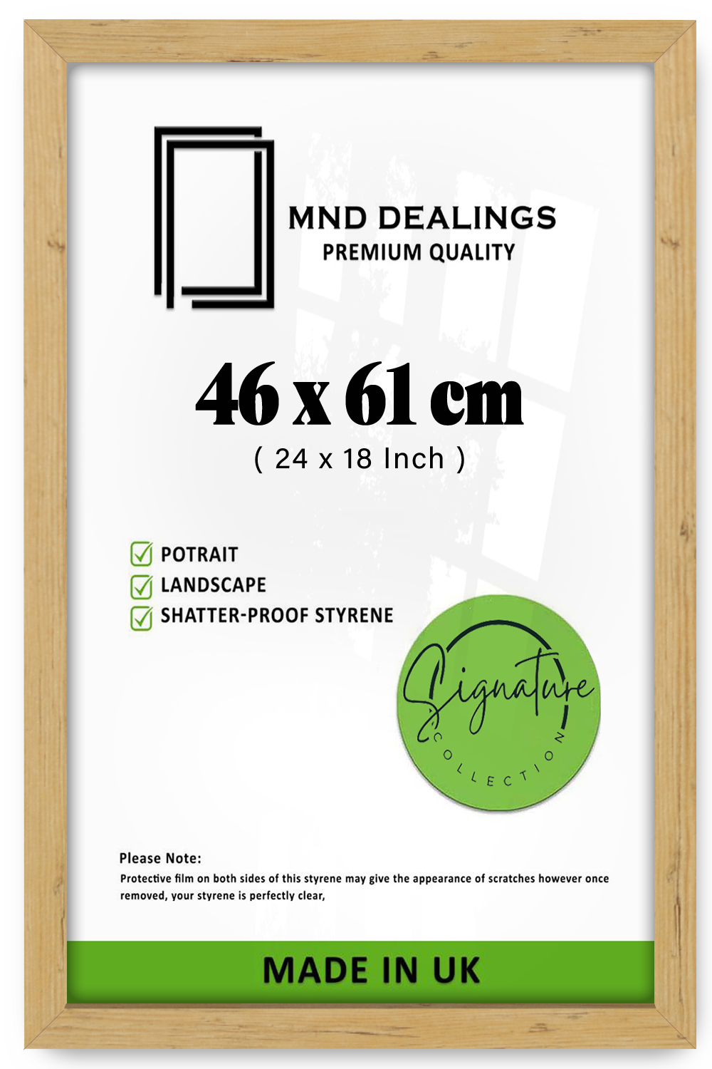 ( 46 x 61 CM ) / 24 x 18 Inch Frames - MDF