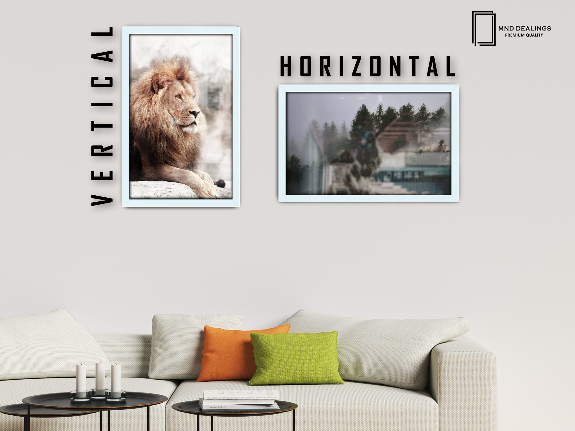 ( 46 x 61 CM ) / 24 x 18 Inch Frames - MDF