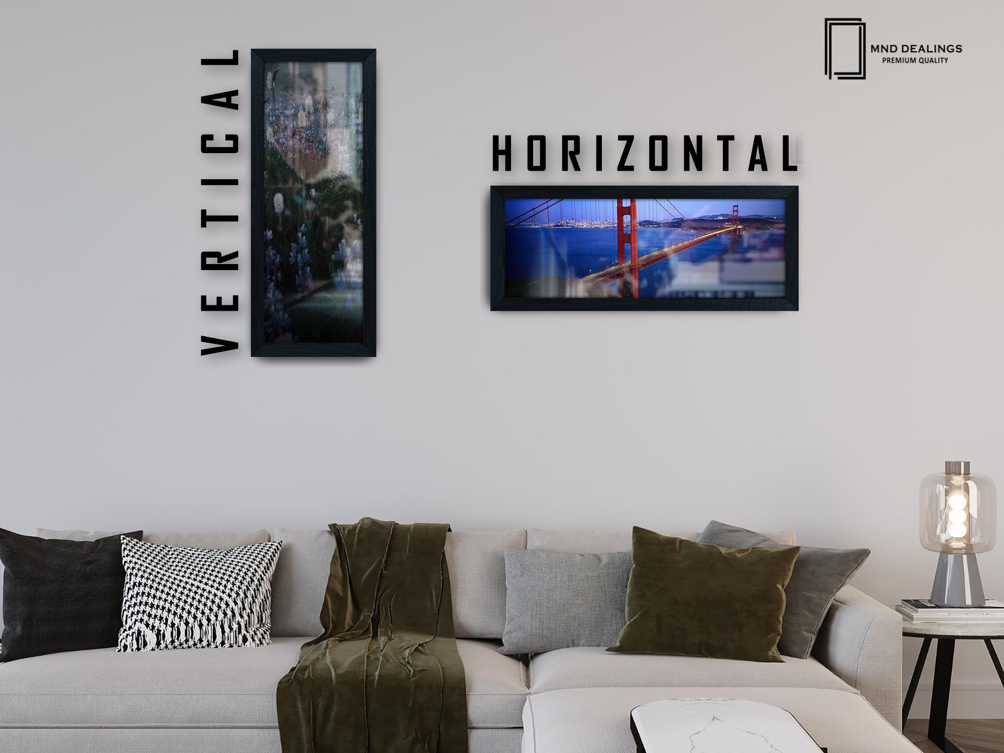 ( 50 x 100 CM ) / 40 x 20 Inch Certificate Frames - MDF
